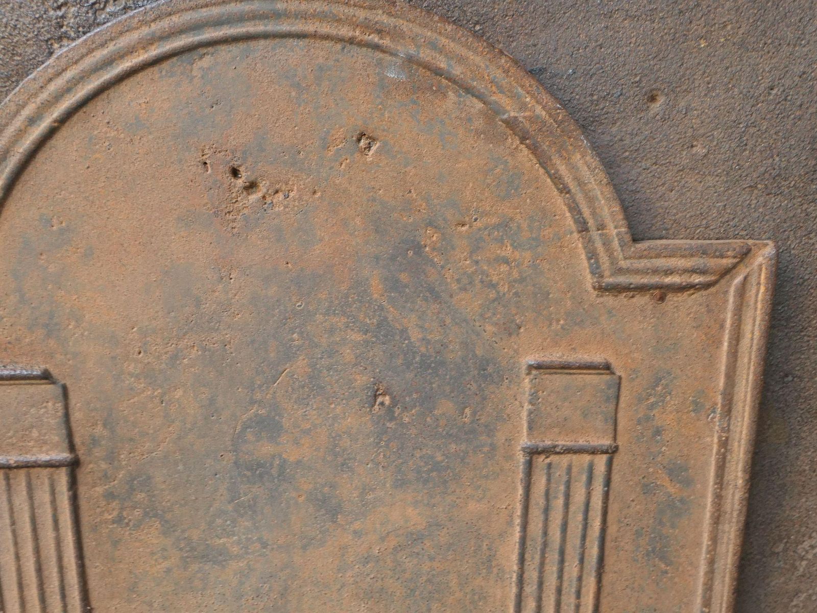 French 'Pillars Of Freedom' Fireback / Backsplash, 18th   19th C photo buy