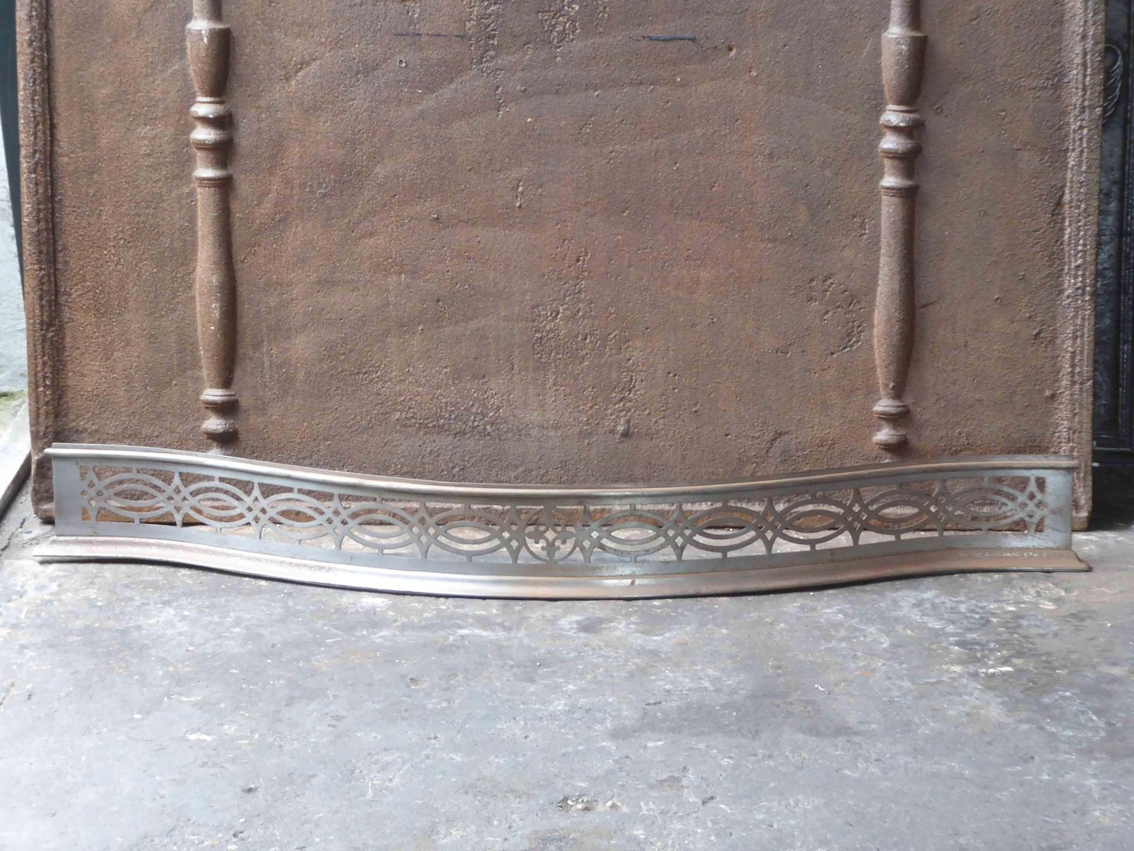 19th Century Victorian Period Fireplace Fender Or Fire Fender photo for sale