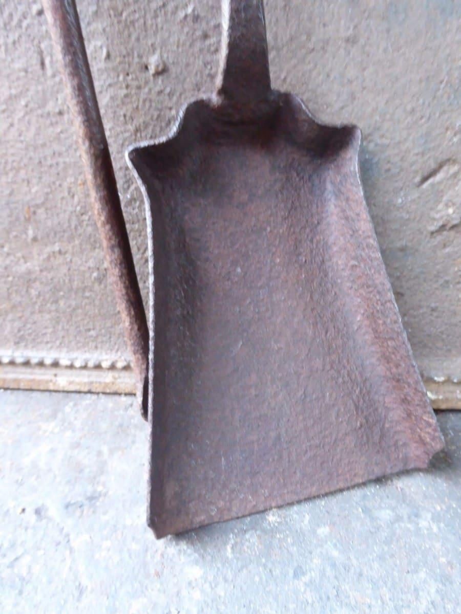 Rustic French Wrought Iron Fireplace Tools Or Fire Tools, 18th Century photo vinterior