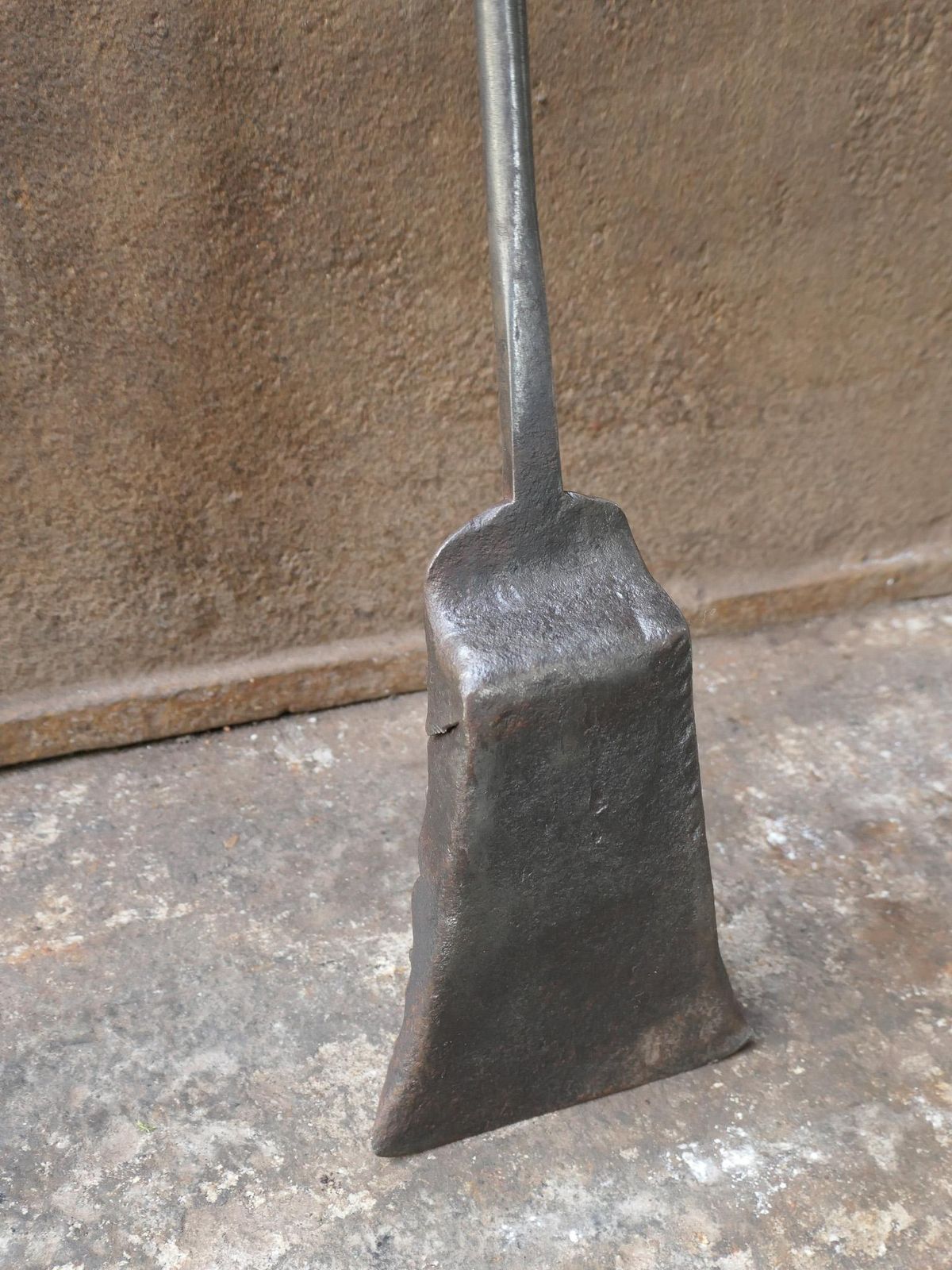 photo for sale Large 18th Century French Fireplace Shovel Or Fire Shovel