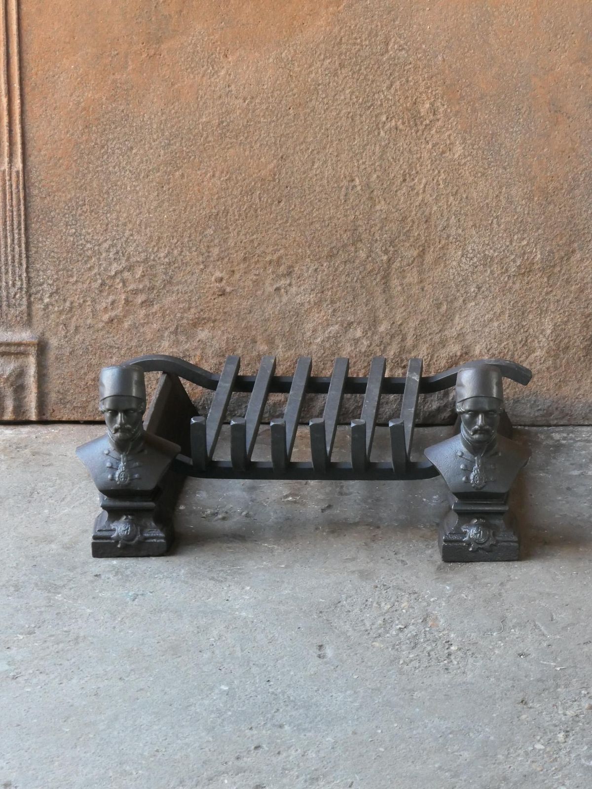 19th Century French Napoleon III Fireplace Log Grate photo furniture
