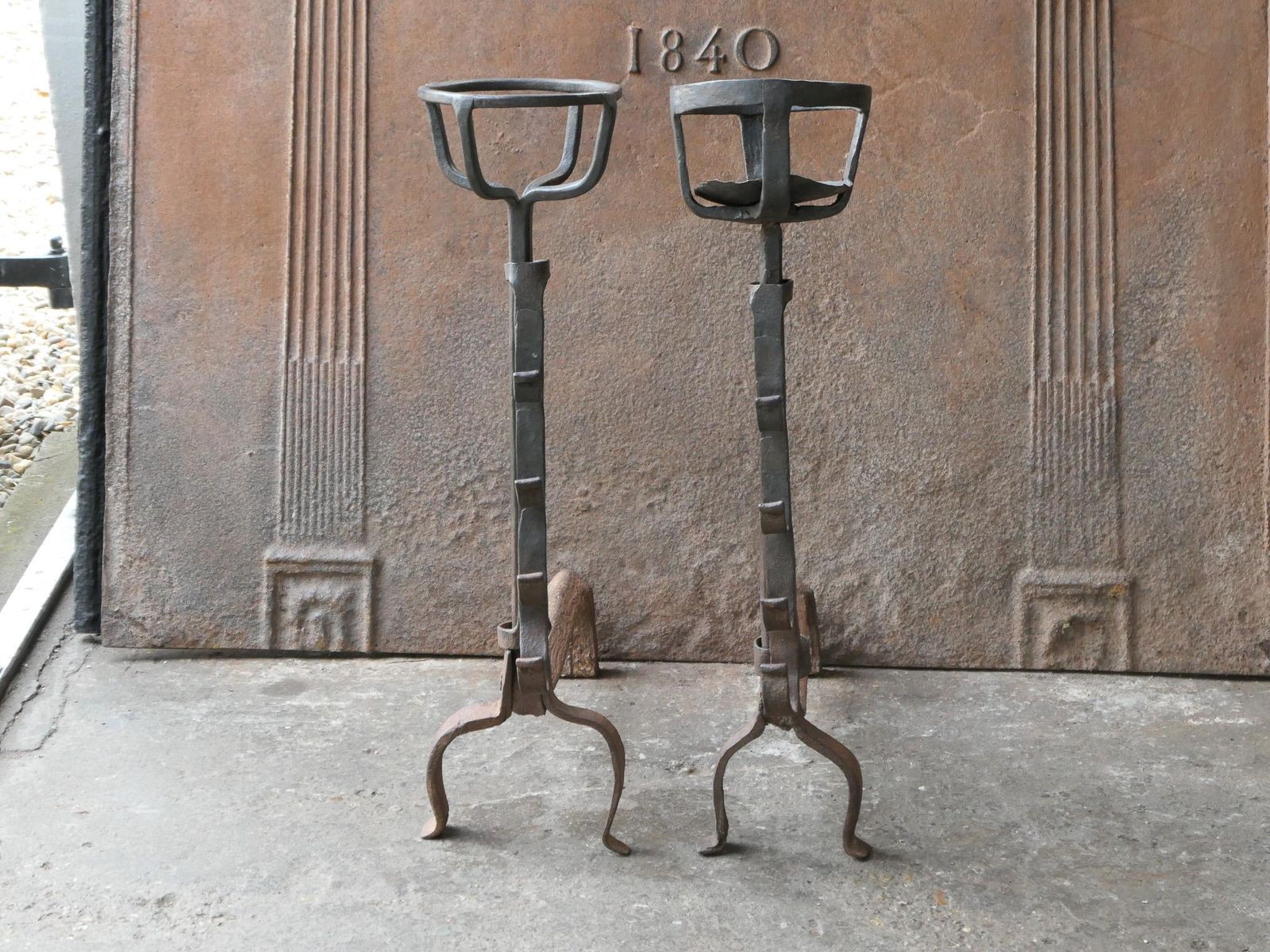 18th Century French Louis XV Fire Andirons photo 337.0