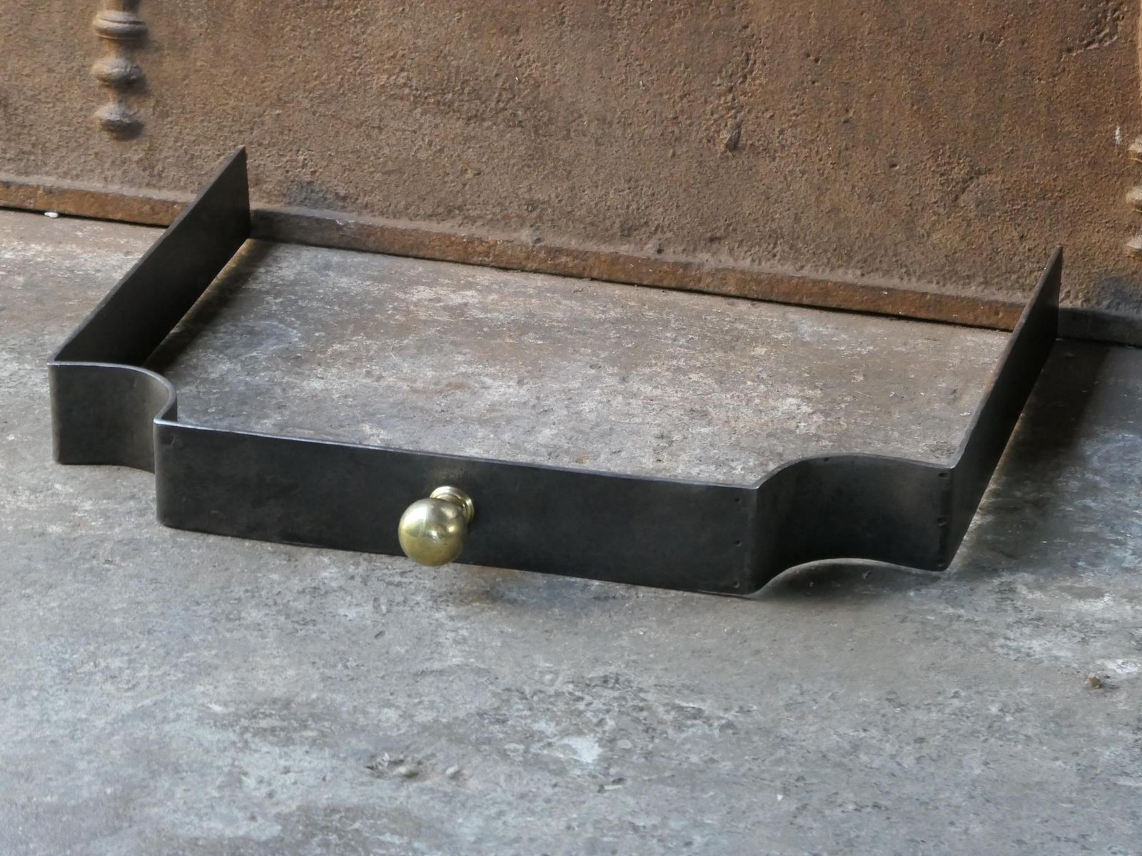 Antique French Fireplace Fender, 19th Century photo for sale