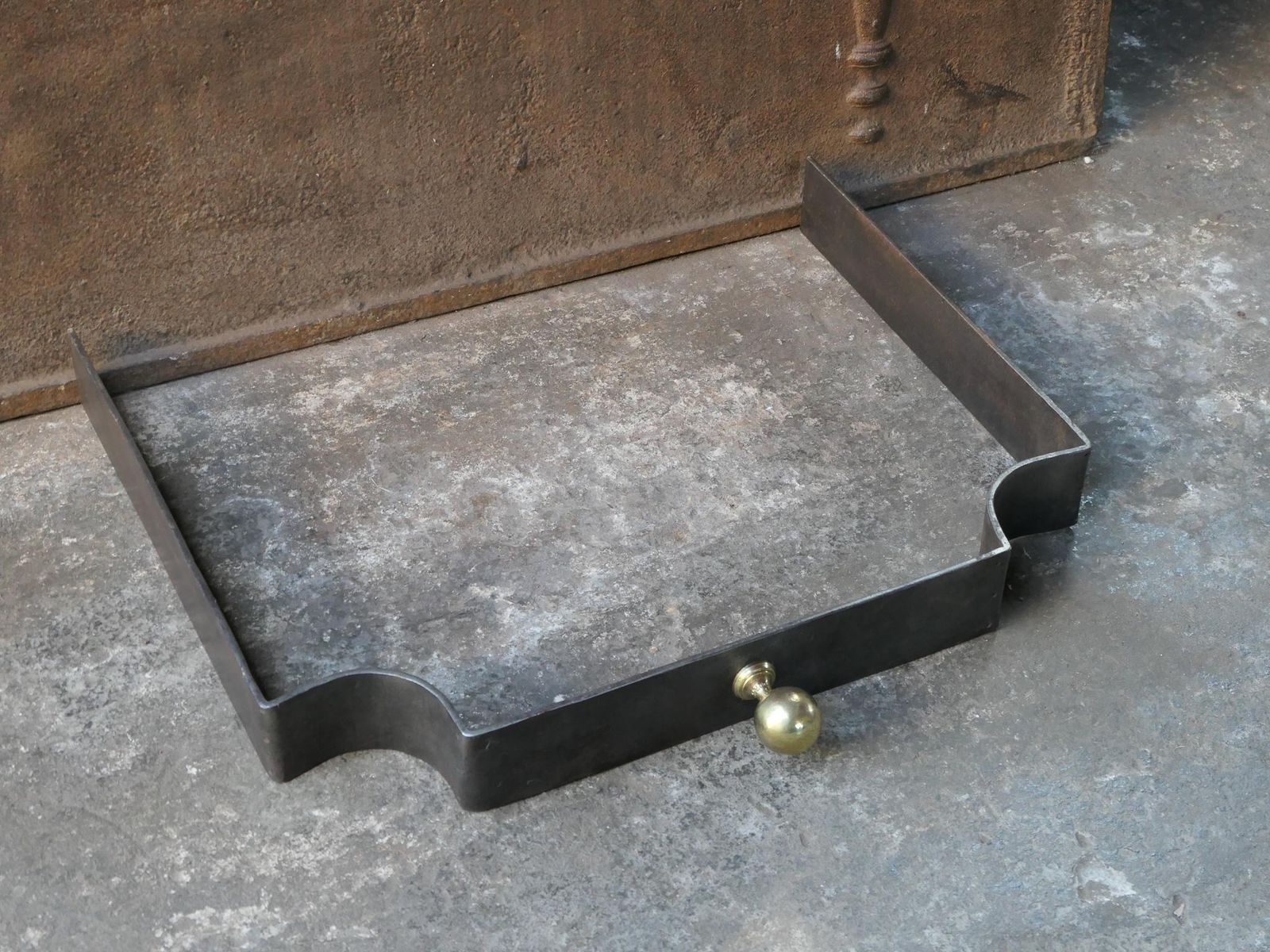 Antique French Fireplace Fender, 19th Century photo 380.0