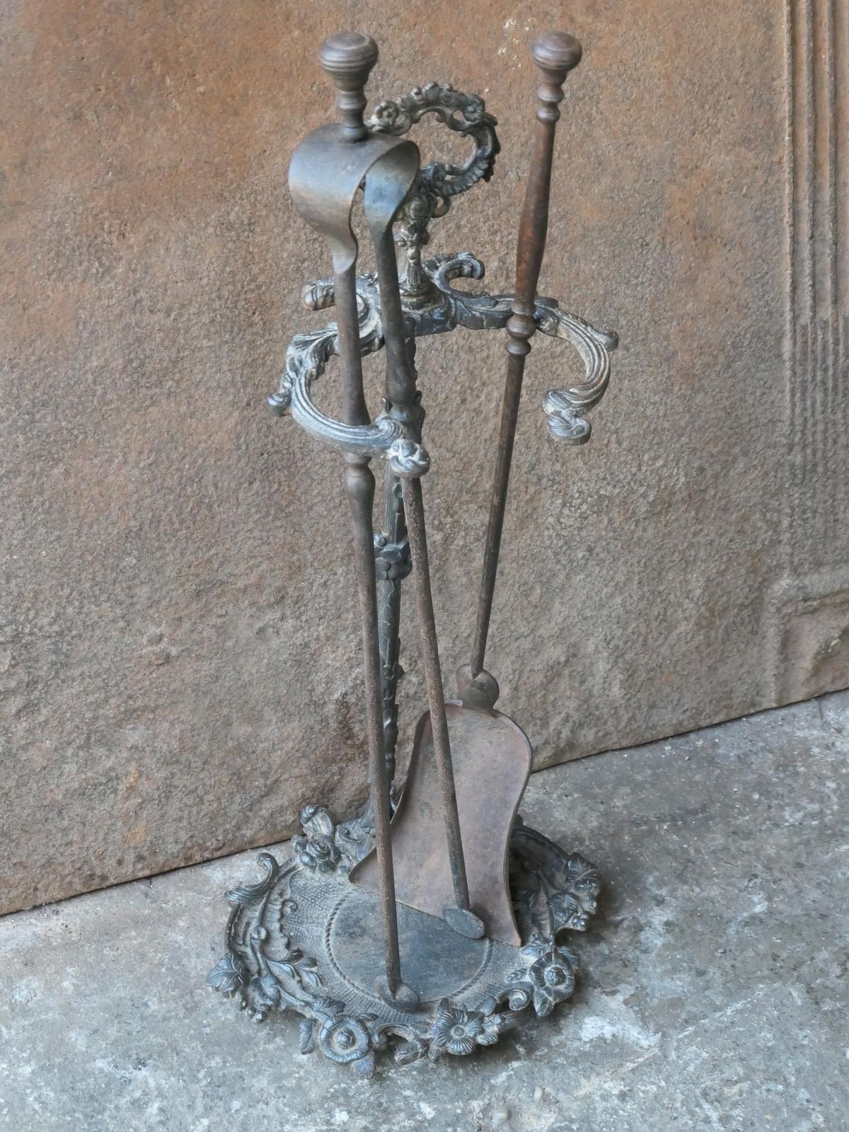 French Napoleon III Period Fireplace Tools Or Fire Tools, 19th Century photo vinterior