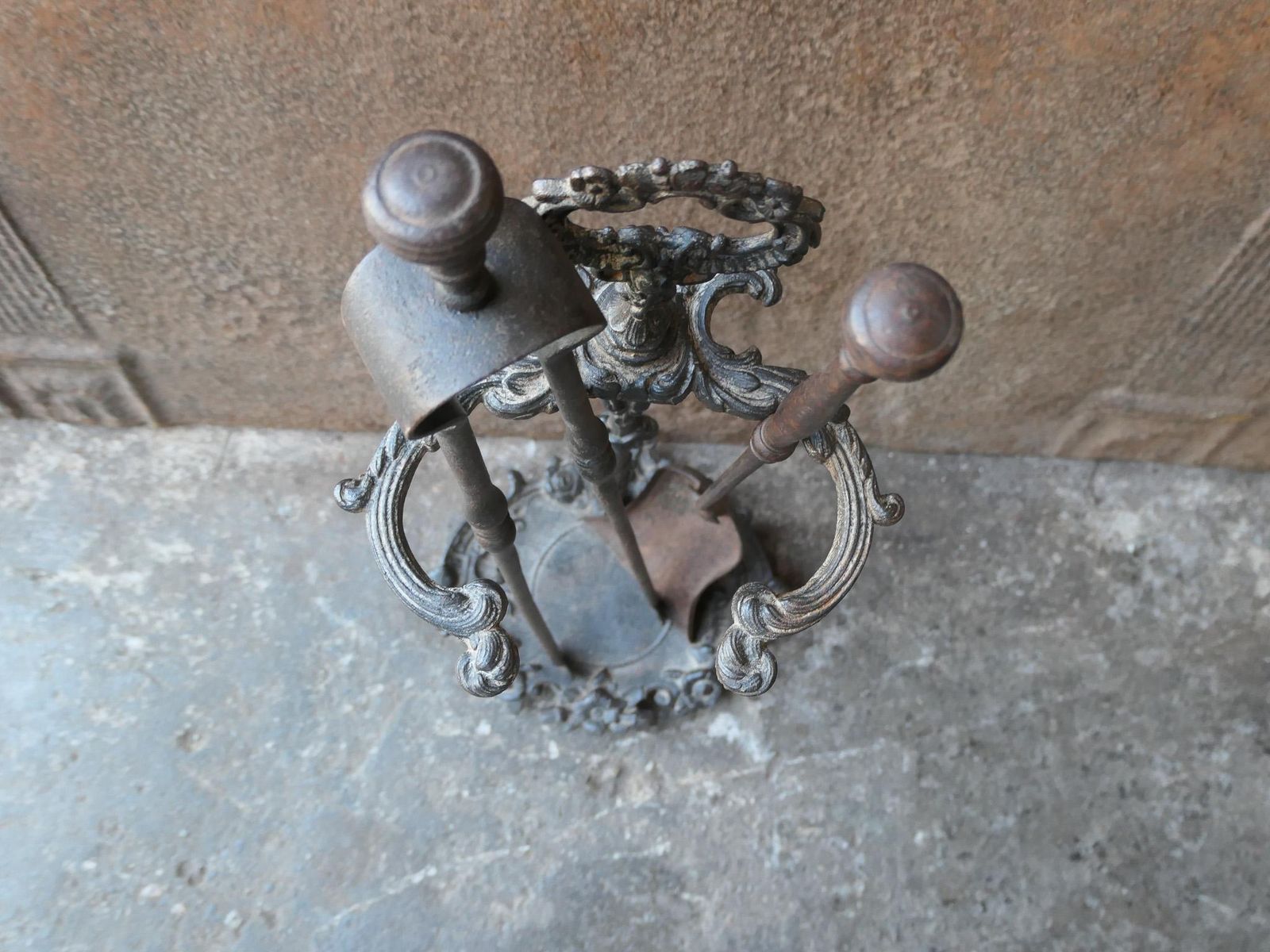 photo furniture French Napoleon III Period Fireplace Tools Or Fire Tools, 19th Century