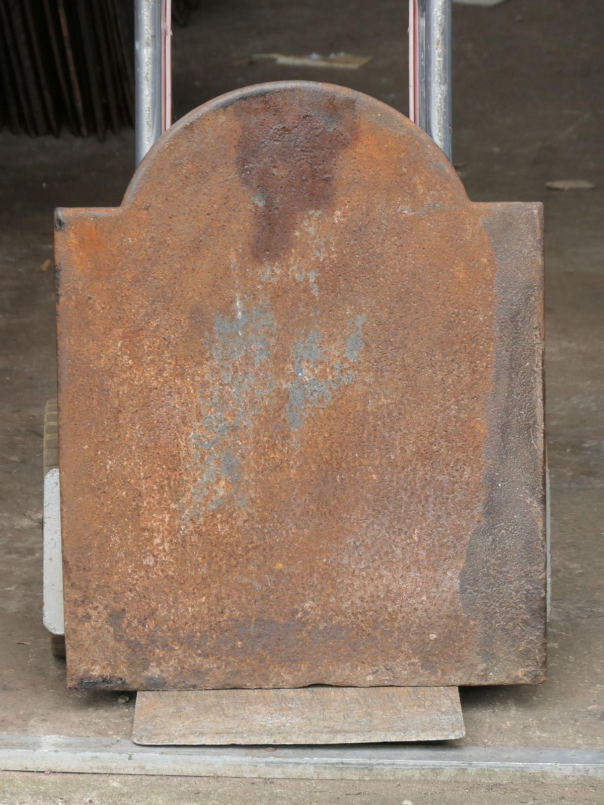 photo for sale French 'Pillars Of Freedom' Fireback / Backsplash, Early 19th Century
