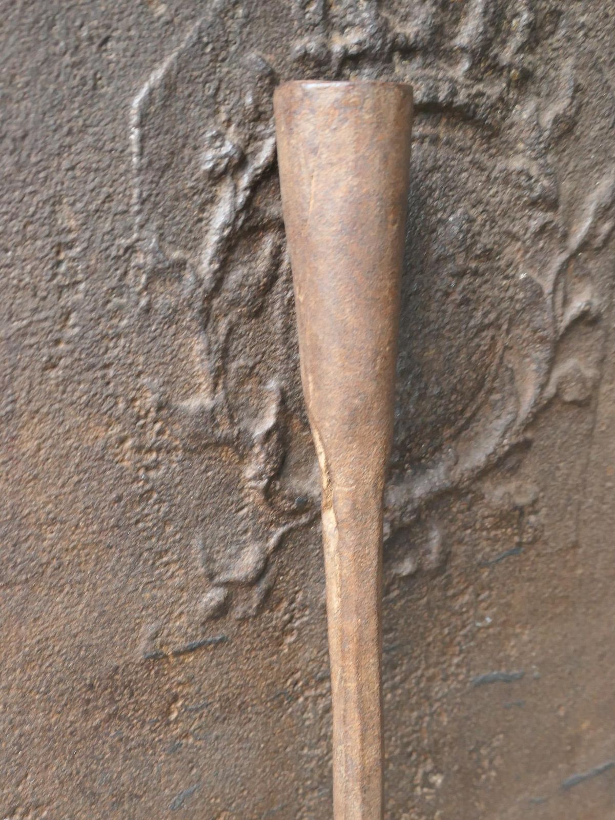 Large Early 18th Century French Fireplace Shovel Or Fire Shovel photo furniture