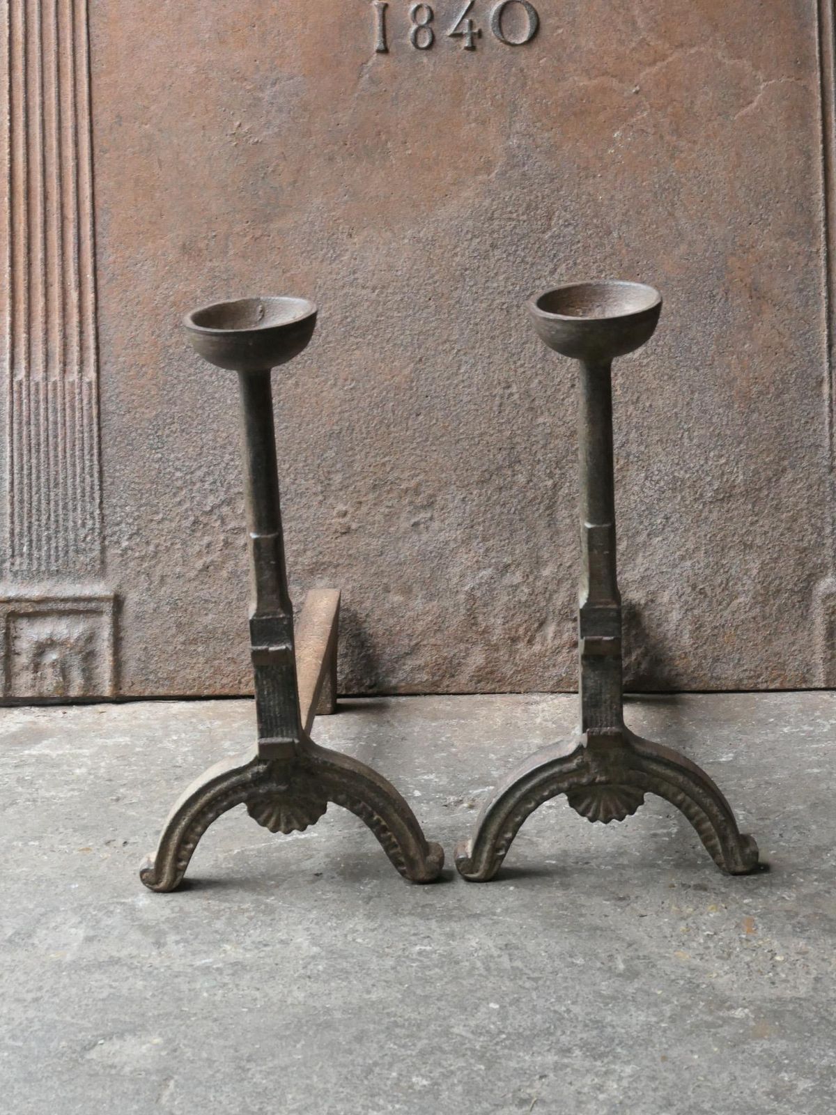 French Napoleon III Style Firedogs Or Andirons photo Home Fixtures