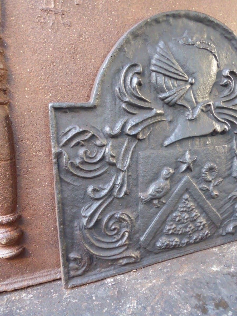 Louis XIV Style 'Coat Of Arms' Fireback / Backsplash photo 337.0