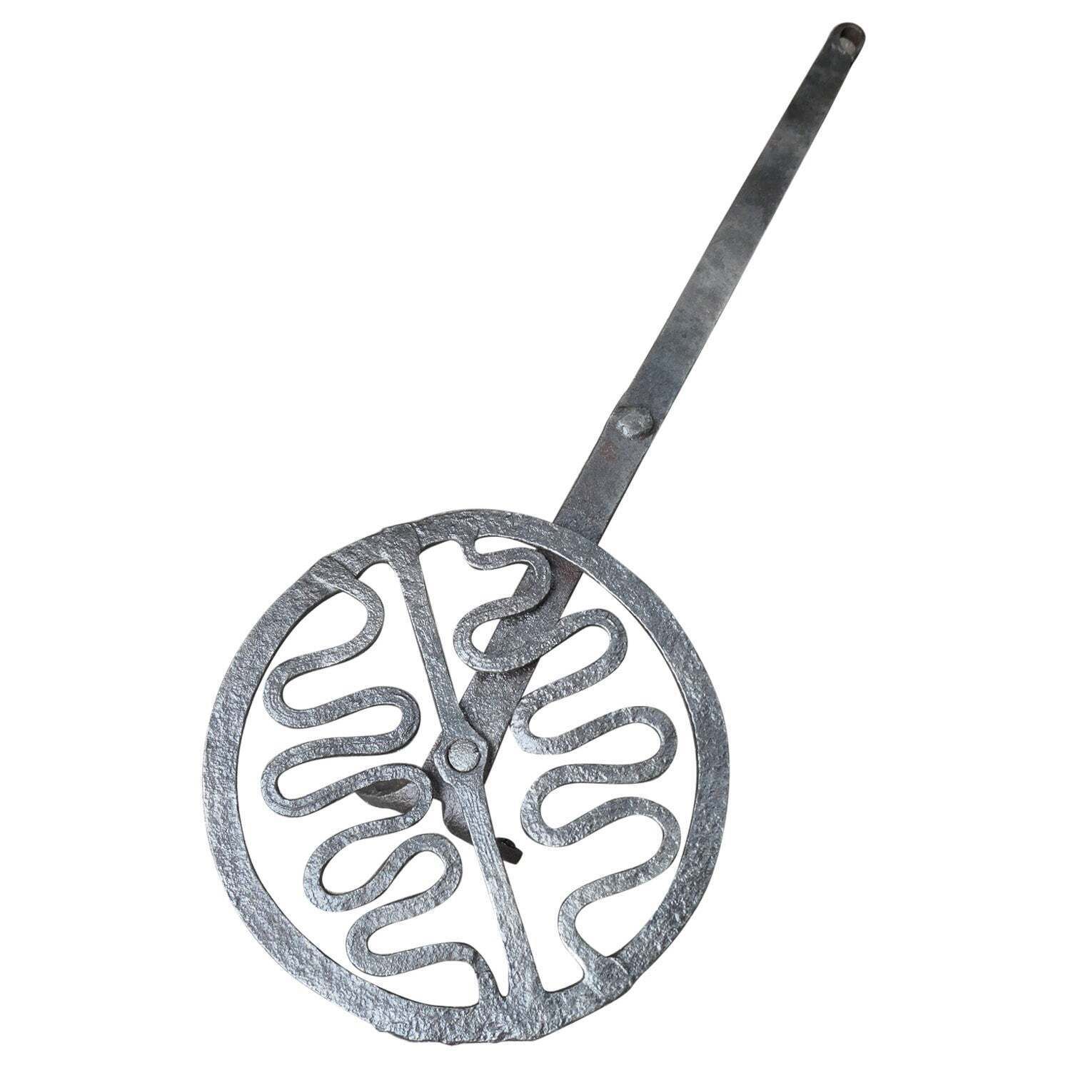 Hand Forged 17th   18th Century French Rotating Gridiron