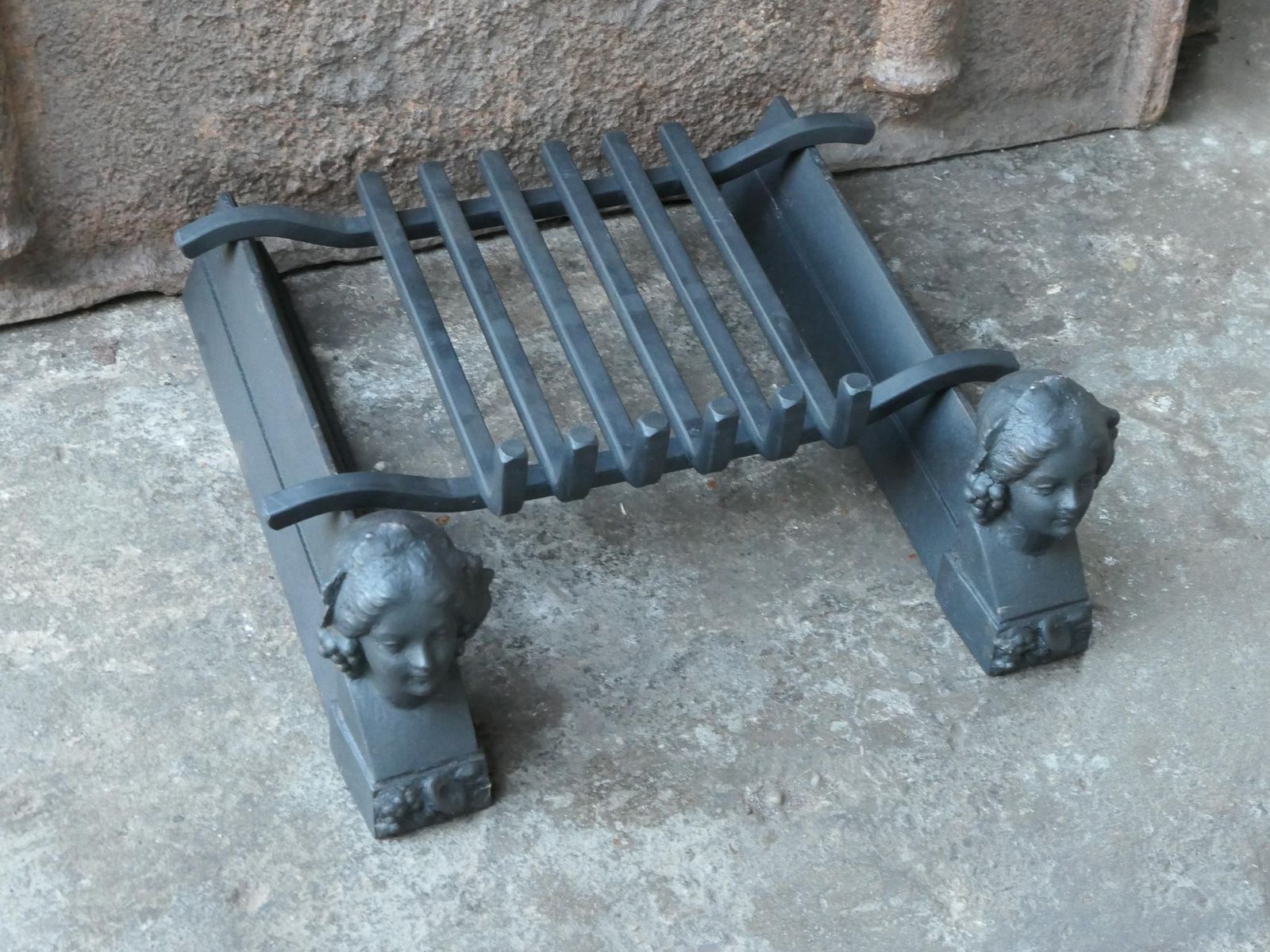 French Napoleon III Fire Grate, Fireplace Grate photo vinterior