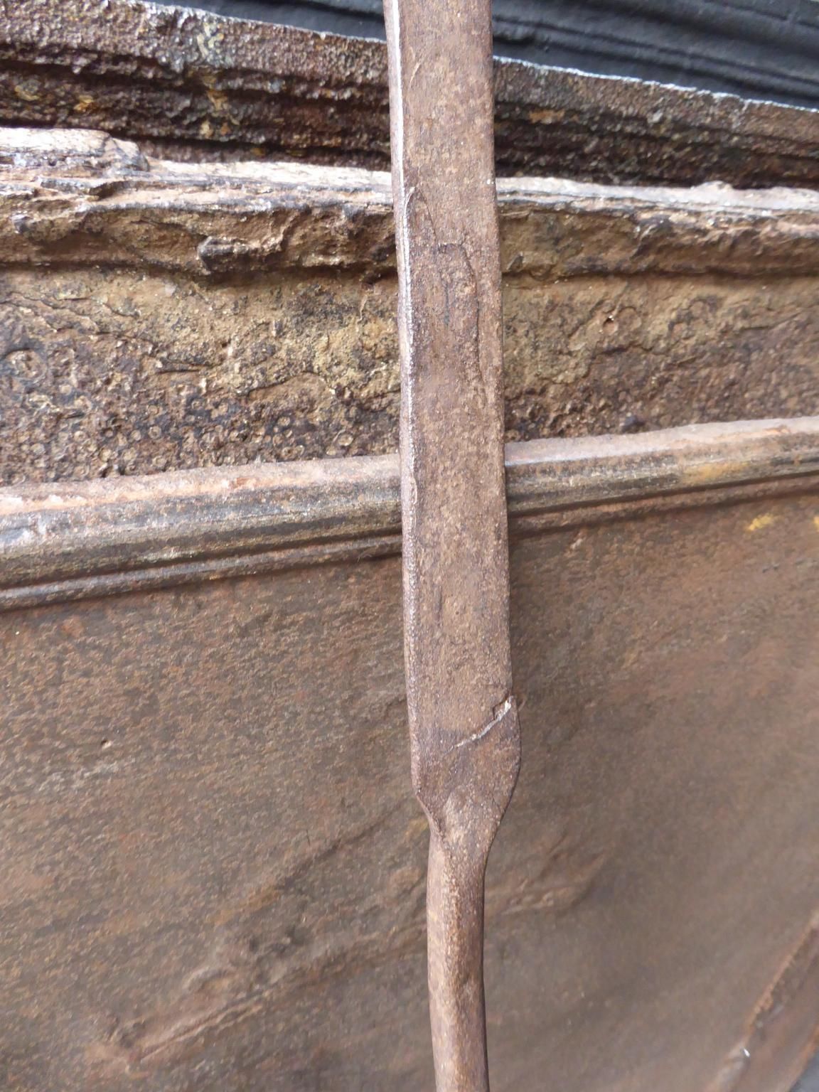Large 18th   19th Century French Fireplace Shovel Or Fire Shovel photo Home Fixtures