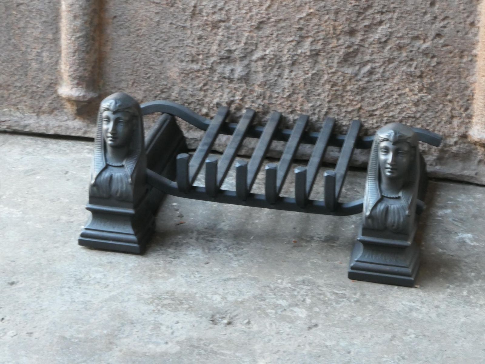 French Napoleon III Fire Grate, Fireplace Grate photo Home Fixtures