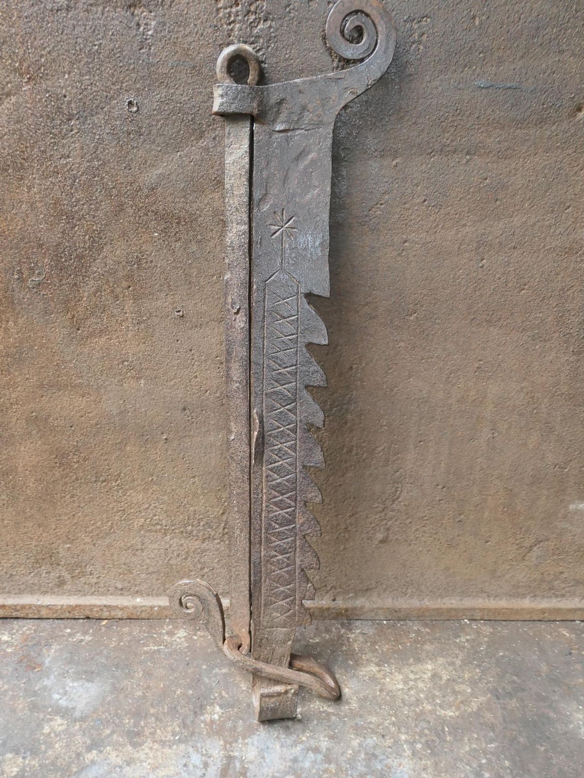 17th Century French Fireplace Trammel Or Pot Hanger photo for sale
