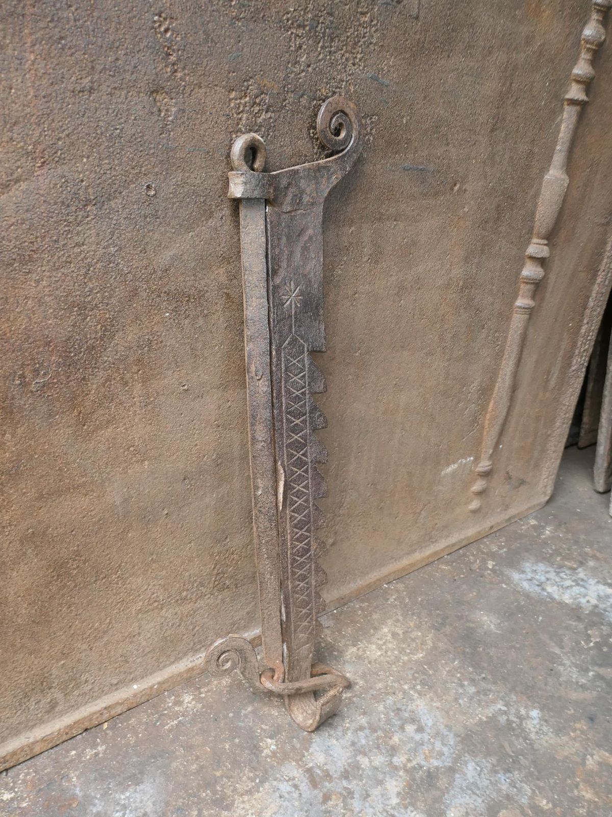 17th Century French Fireplace Trammel Or Pot Hanger photo Home Fixtures