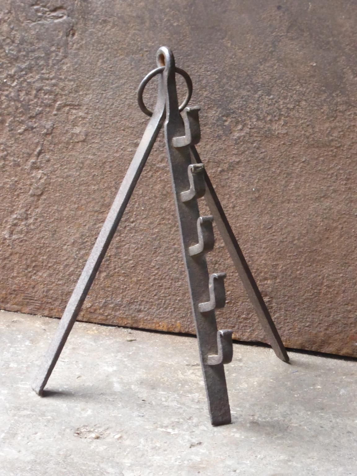Antique French Stand For A Roasting Jack, 18th 19th Century photo Home Fixtures