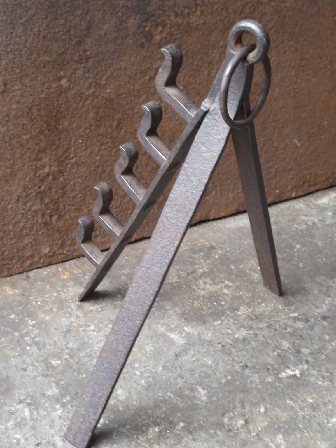 Antique French Stand For A Roasting Jack, 18th 19th Century photo vintage