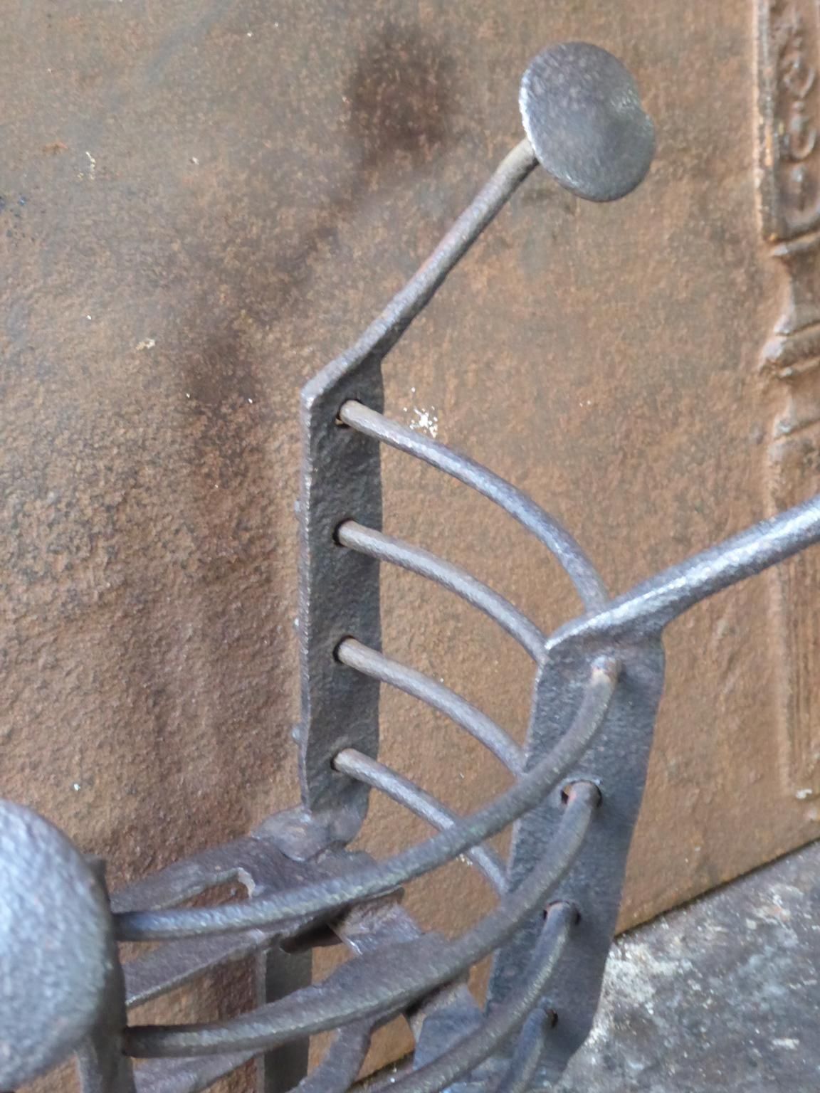 17th 18th Century French Fire Grate, Fireplace Grate photo buy