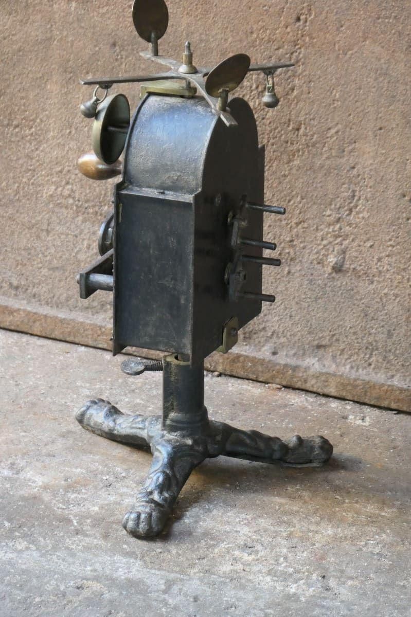 19th Century French Neoclassical Period Spring Driven Roasting Jack photo for sale