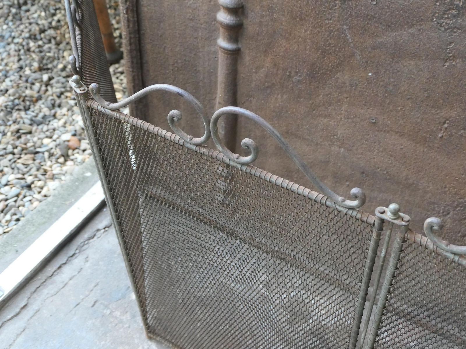 19th Century French Fireplace Screen photo 493.0