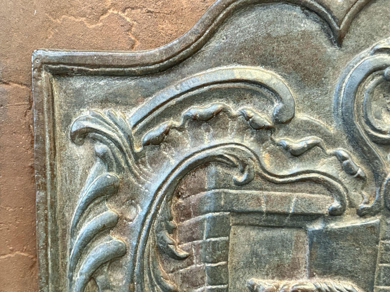 French Louis XV Style Fireback / Backsplash, 20th Century photo 466.0