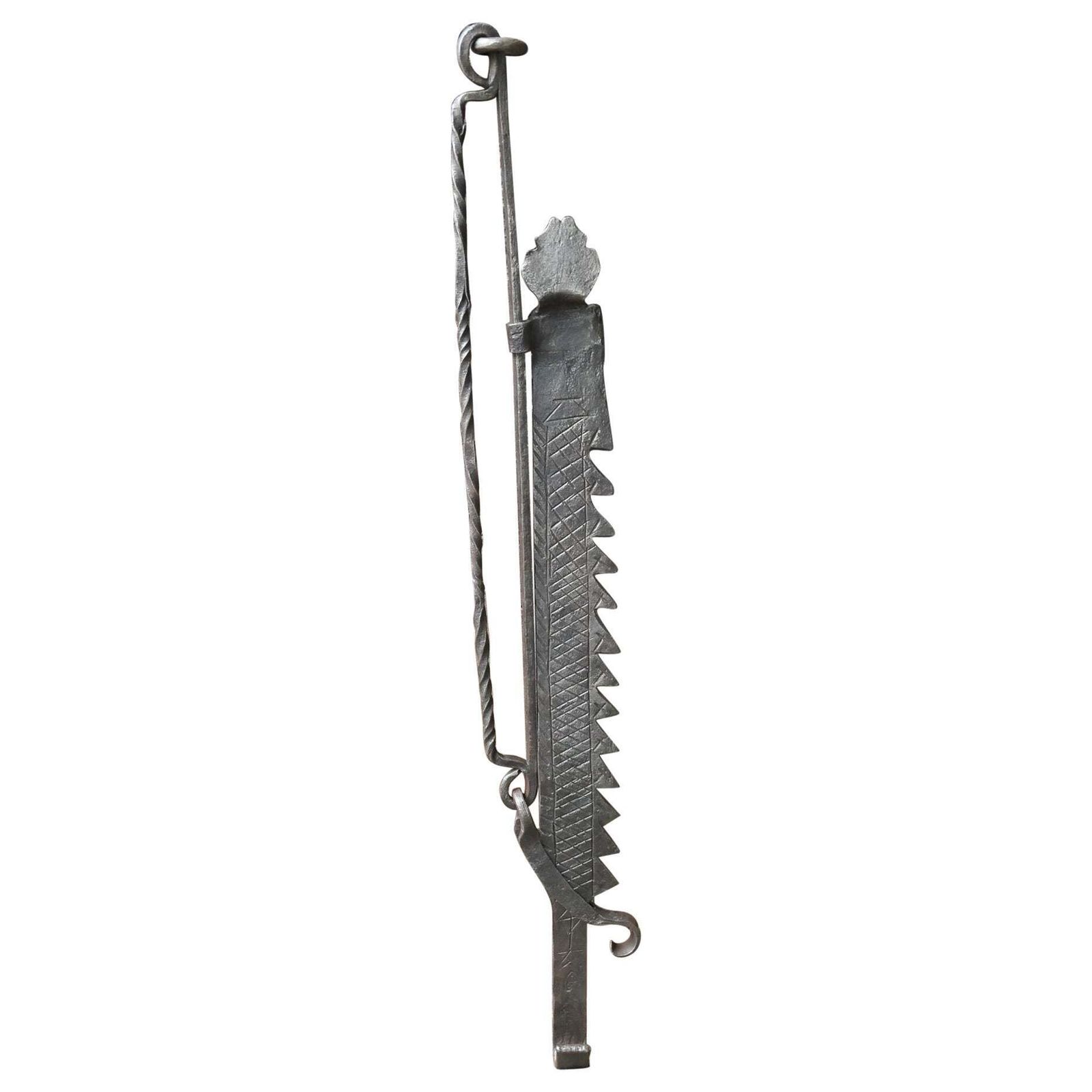 17th Century French Fireplace Trammel Or Pot Hanger