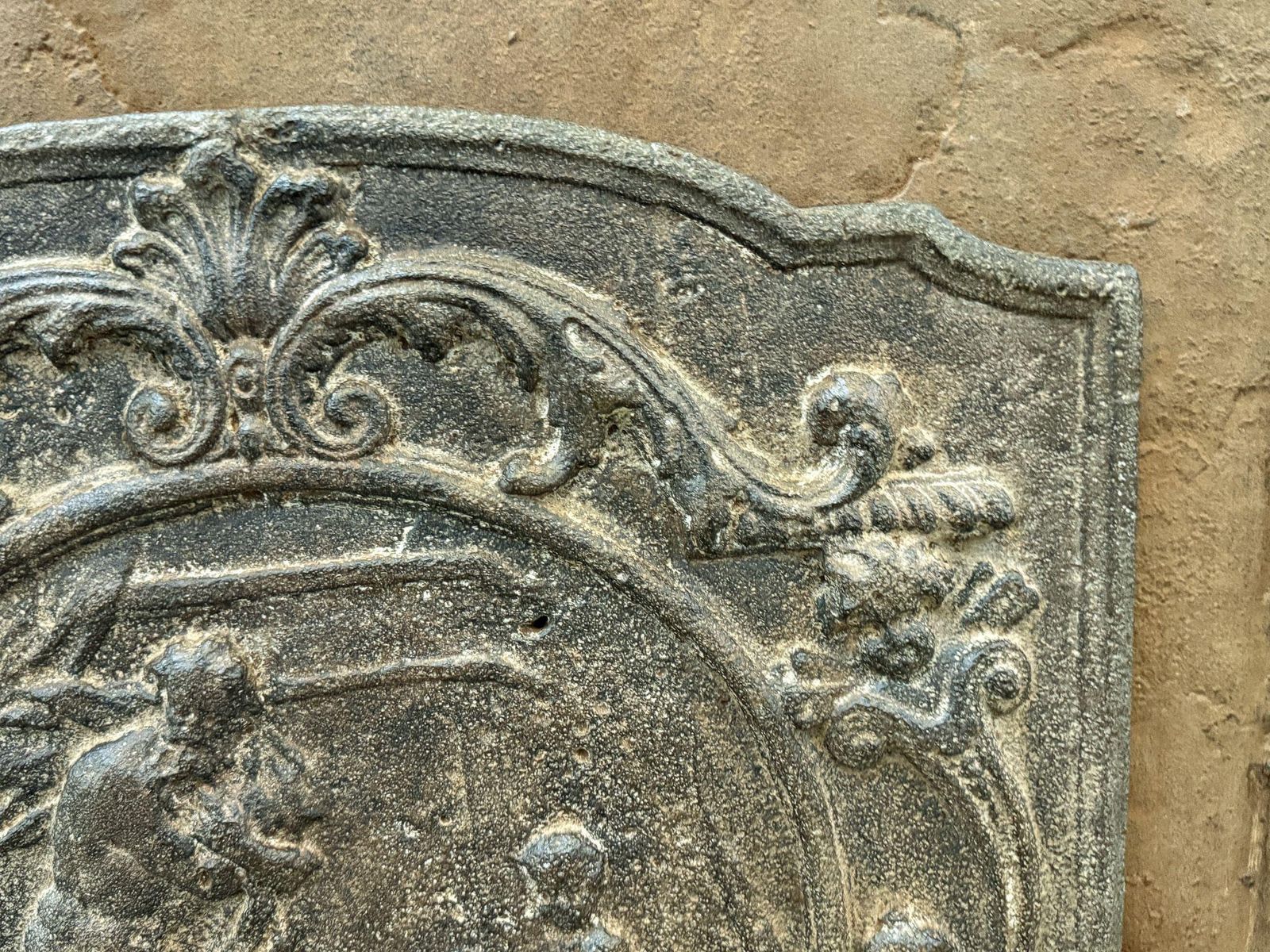 French 18th Century Louis XV Period 'Winter' Fireback / Backsplash photo buy