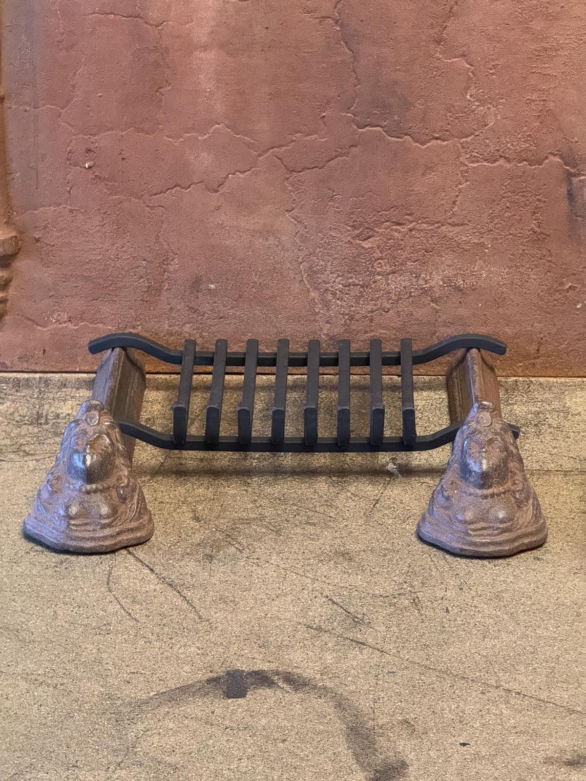 18th Century French Louis XV Period Fireplace Grate Or Fire Basket photo furniture
