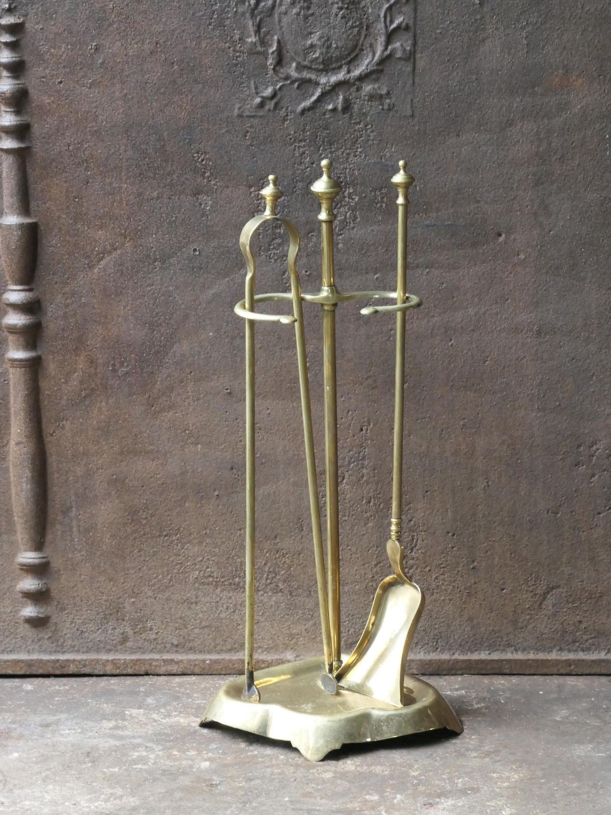 Bouhon Frères Fireplace Tool Set, Fire Tools, 19th Century photo furniture