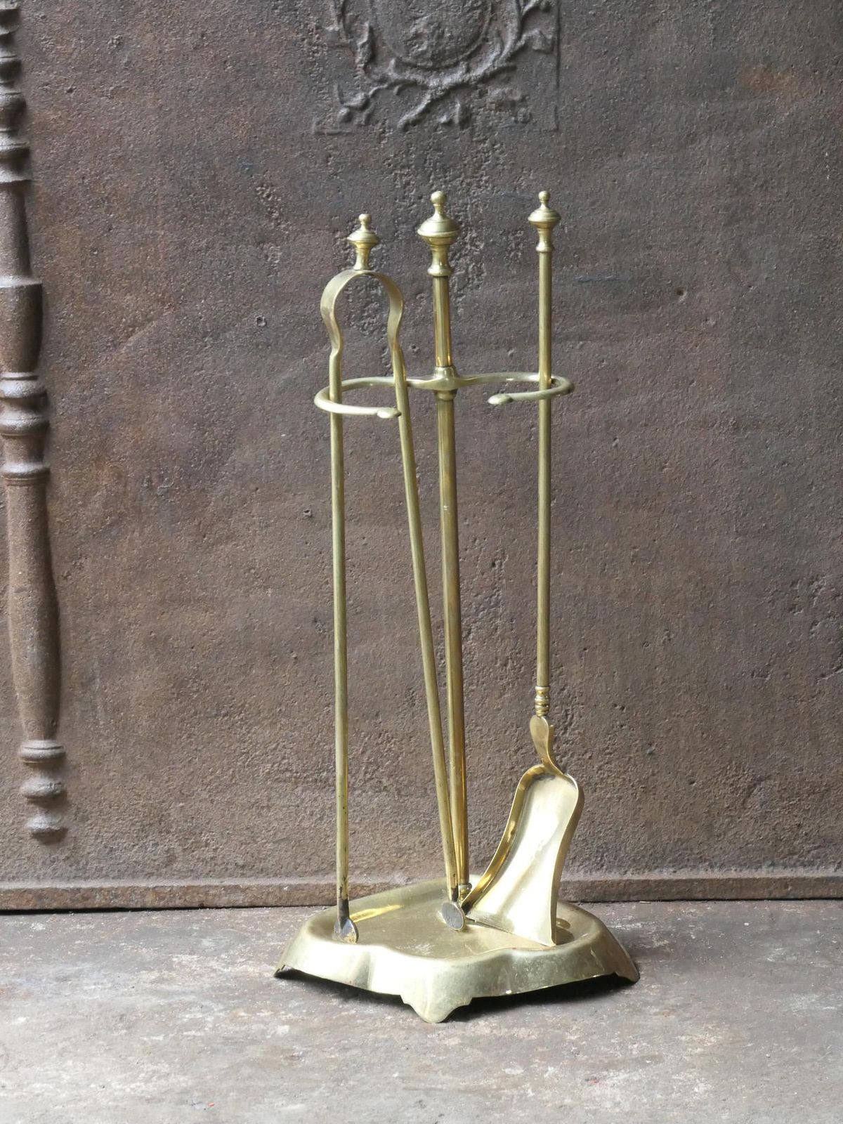 Bouhon Frères Fireplace Tool Set, Fire Tools, 19th Century photo Home Fixtures