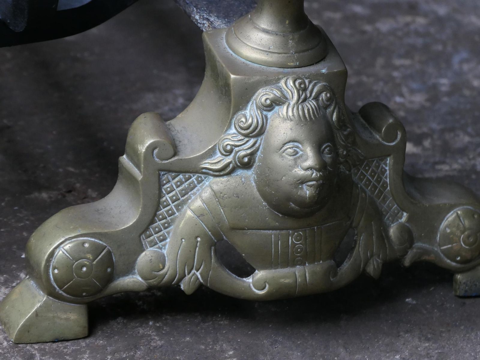 photo for sale French Louis XIV Style Fire Grate, Fireplace Grate