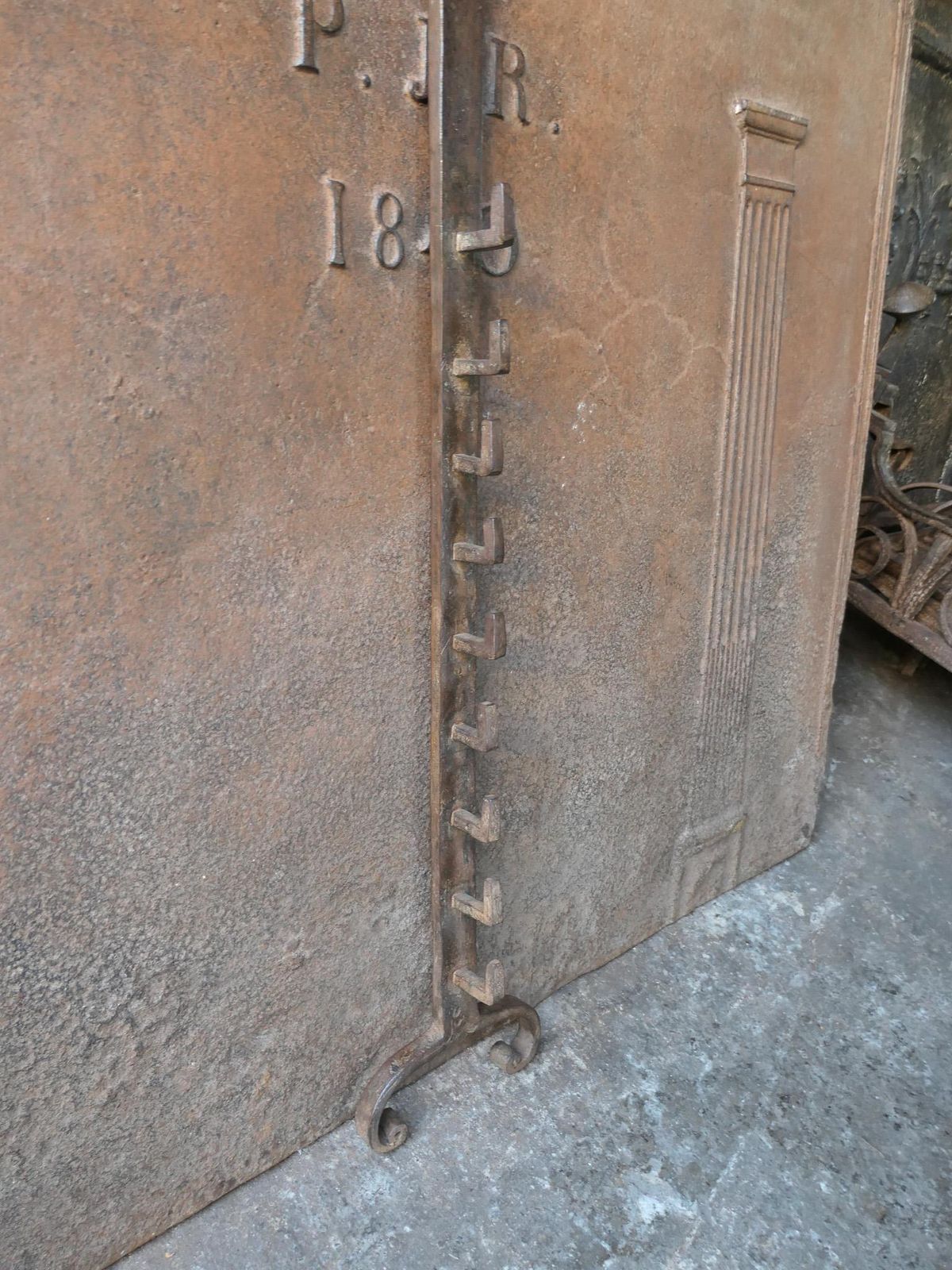 Antique Standing Spit Rack, 19th 20th Century photo buy