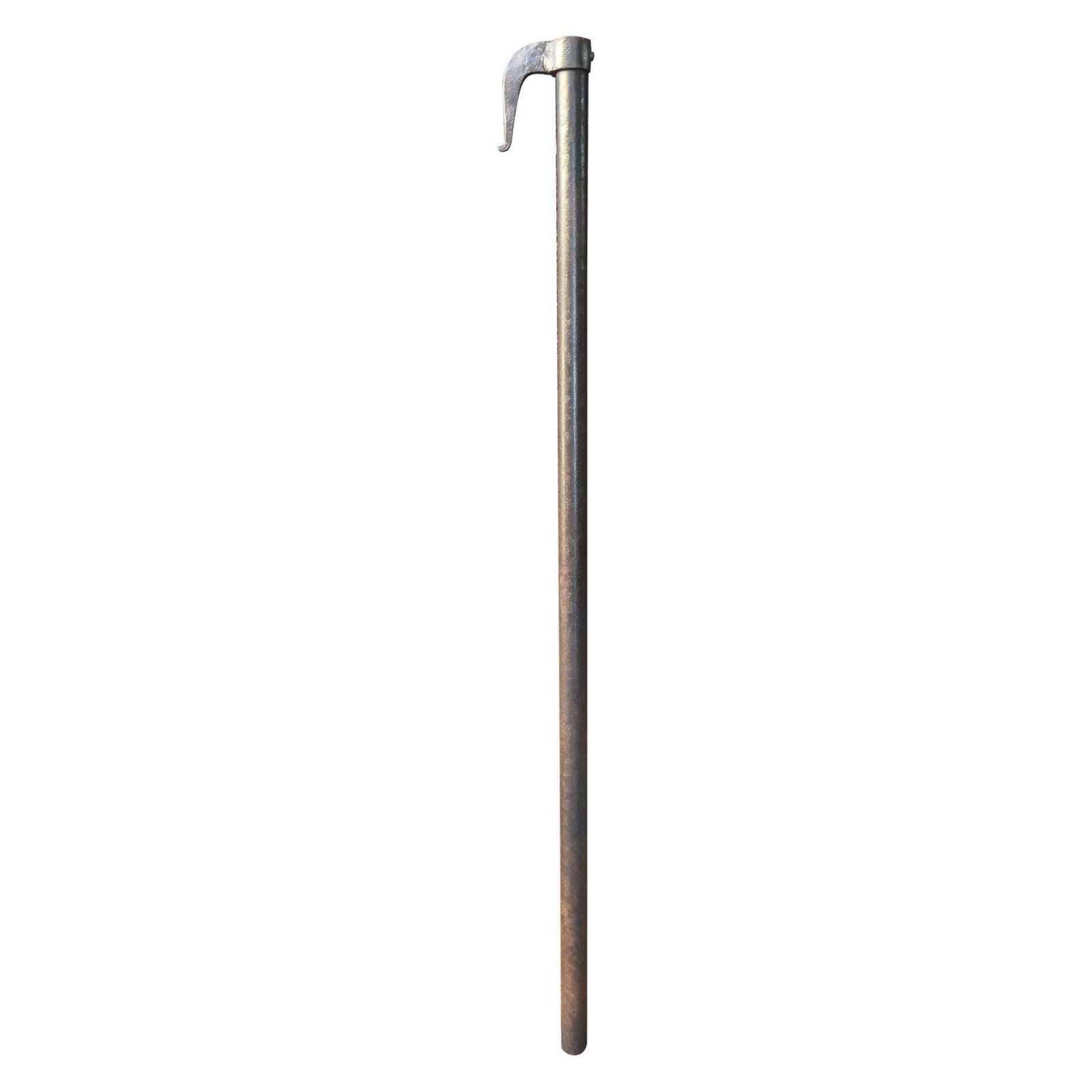 Antique Dutch Wrought Iron Blow Poker, 18th 19th Century