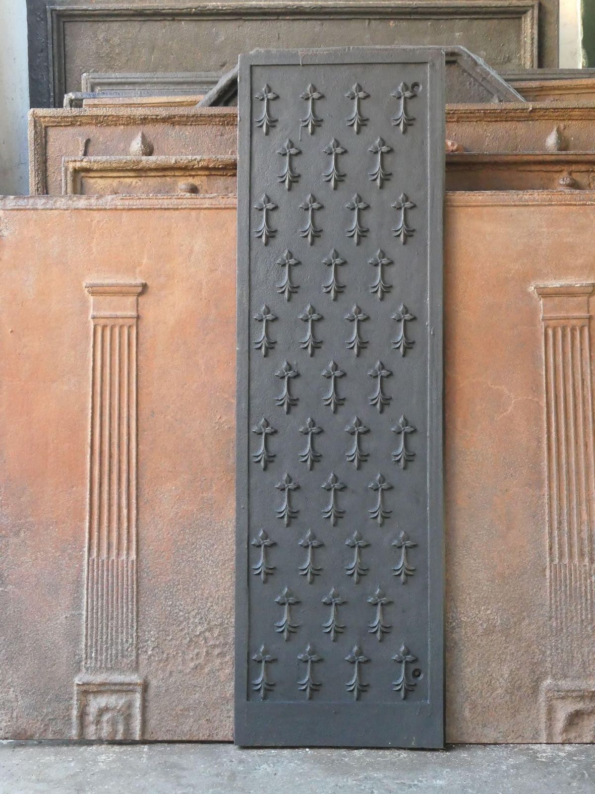Louis XV Style Fireback / Backsplash, 20th Century photo for sale