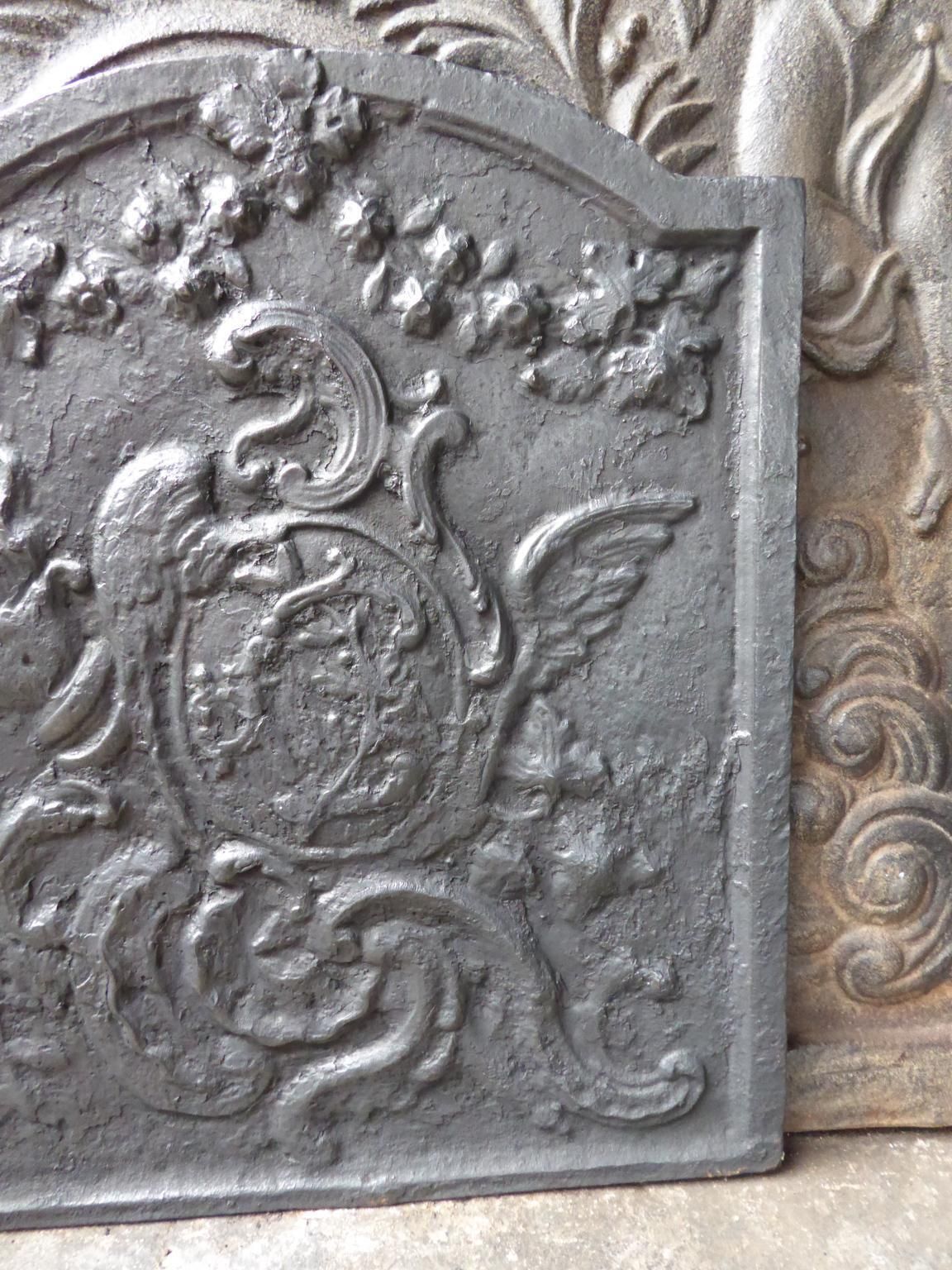 18th Century French Louis XV Fireback / Backsplash photo vinterior