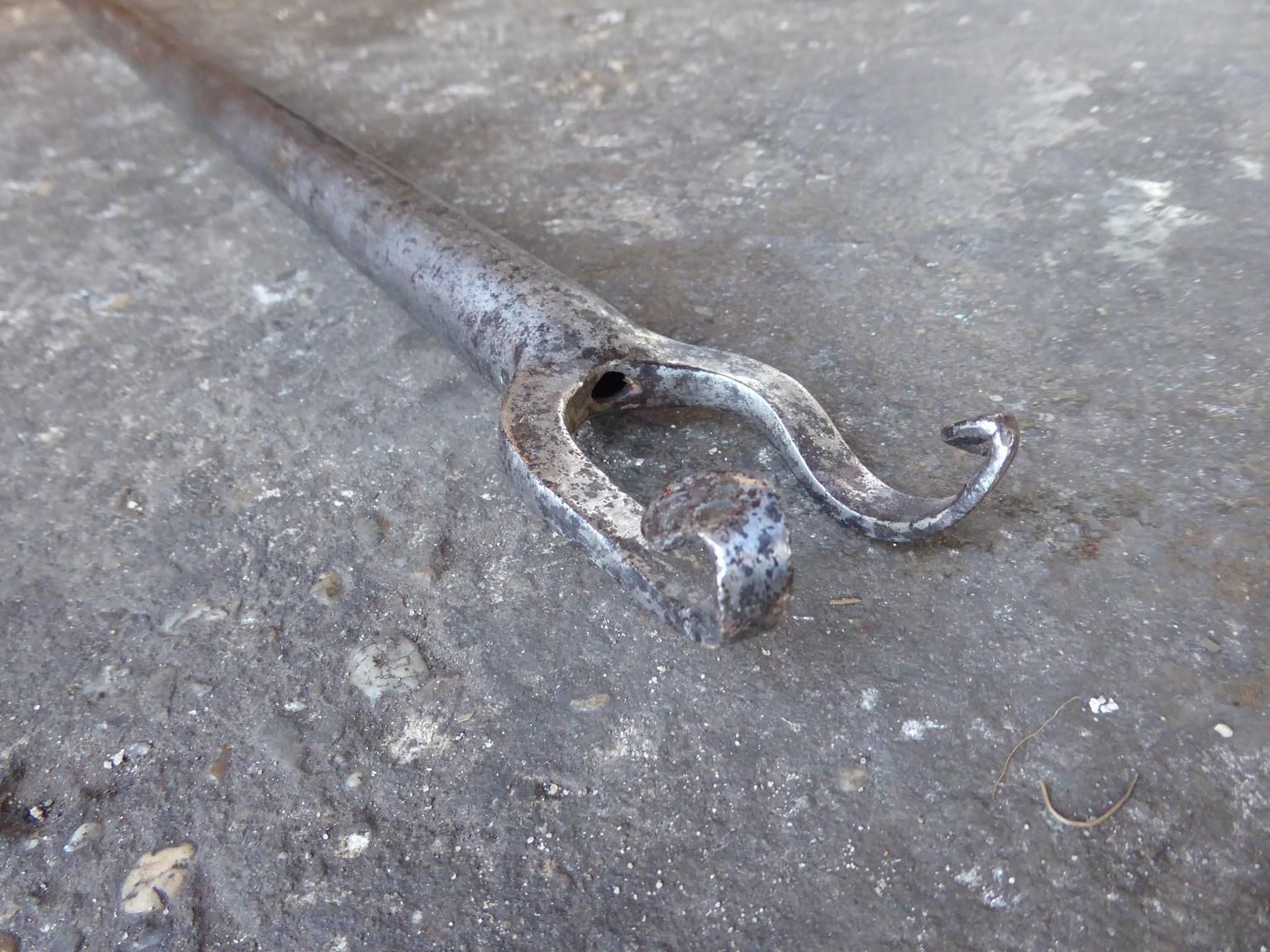 19th Century Dutch Polished Steel Blow Poker photo vinterior