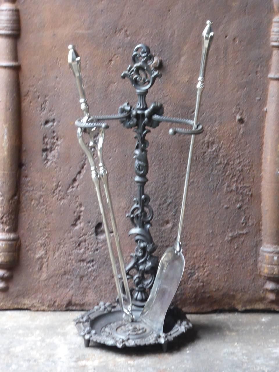 19th Century English Victorian Fireplace Tools Or Fire Tools photo furniture