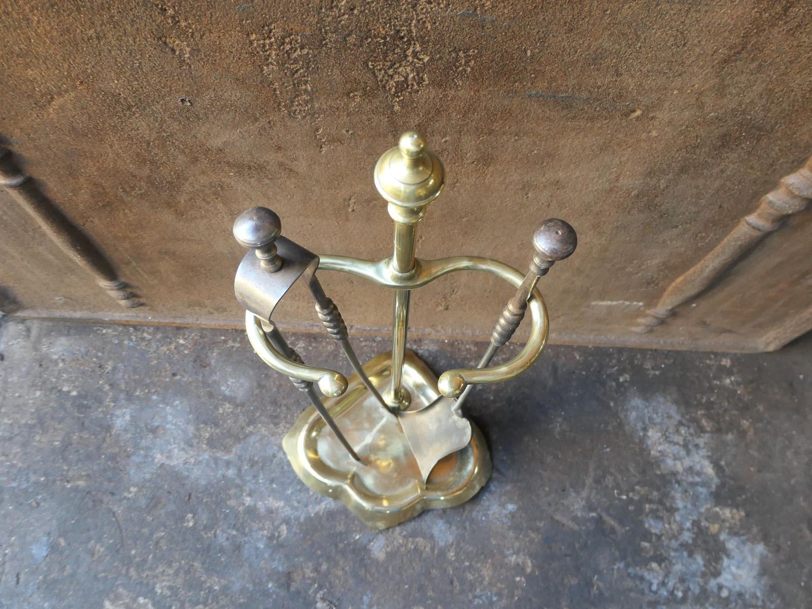 Antique French Fireplace Tools Or Fire Tools, 19th Century photo vinterior