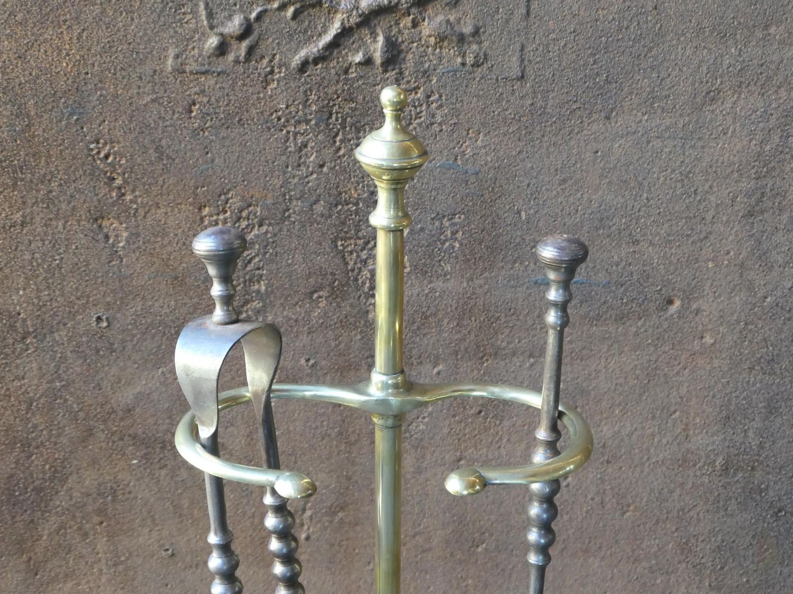 Antique French Fireplace Tools Or Fire Tools, 19th Century photo buy