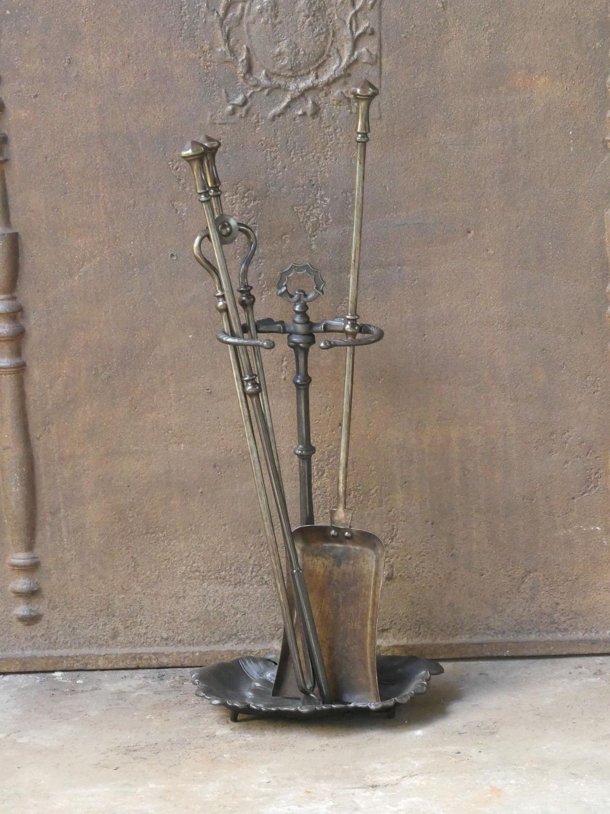 English Victorian Fireplace Tools Or Companion Set, 19th Century photo for sale