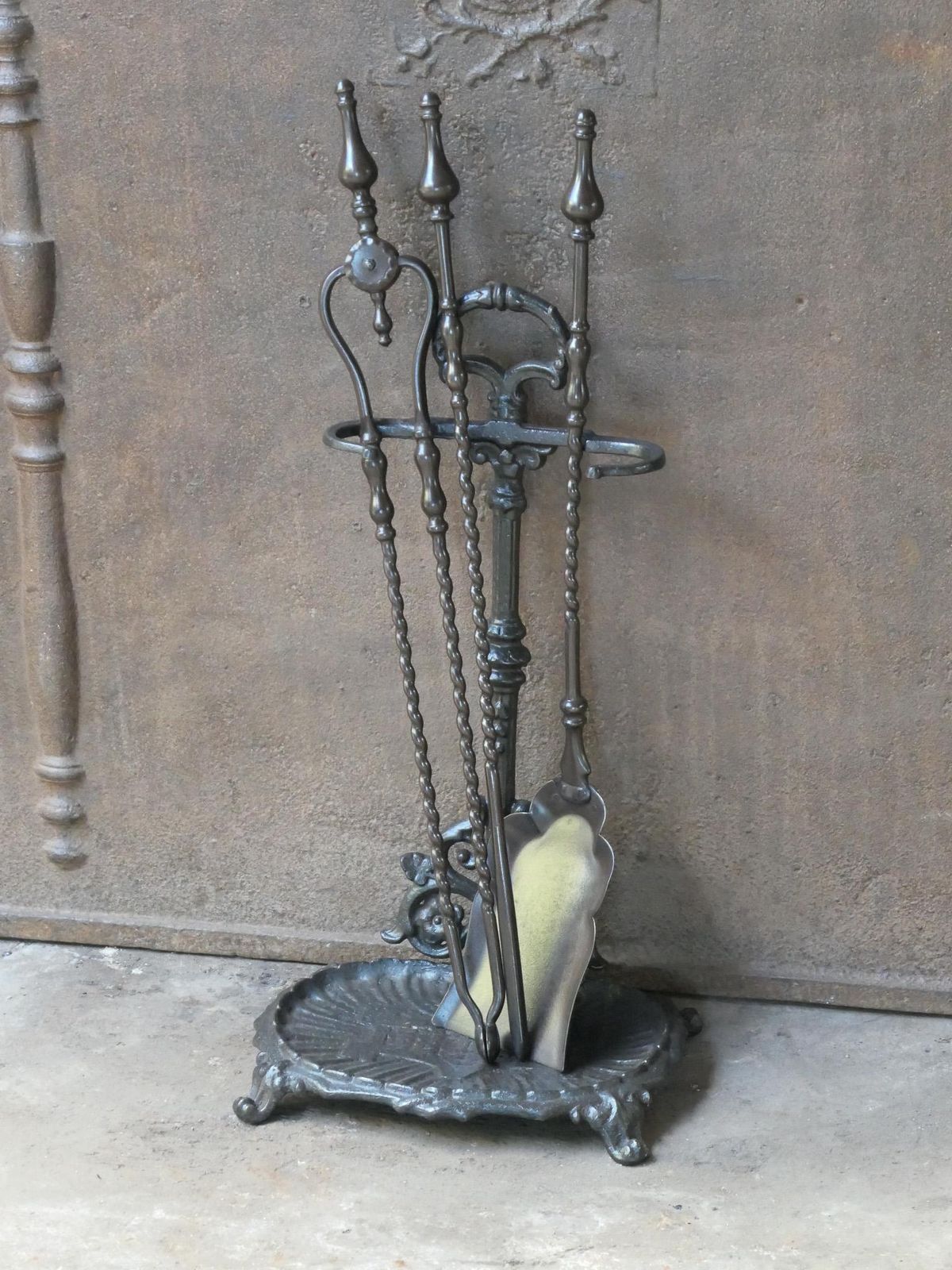 English Victorian Fireplace Tools Or Companion Set, 19th Century photo Home Fixtures
