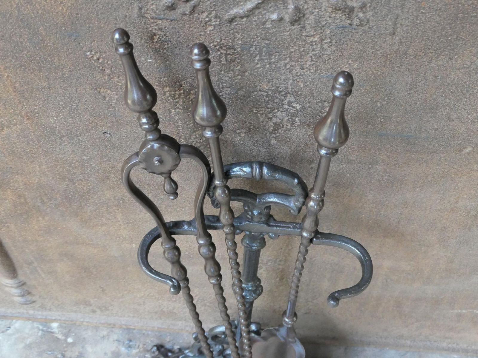 English Victorian Fireplace Tools Or Companion Set, 19th Century photo 576.0