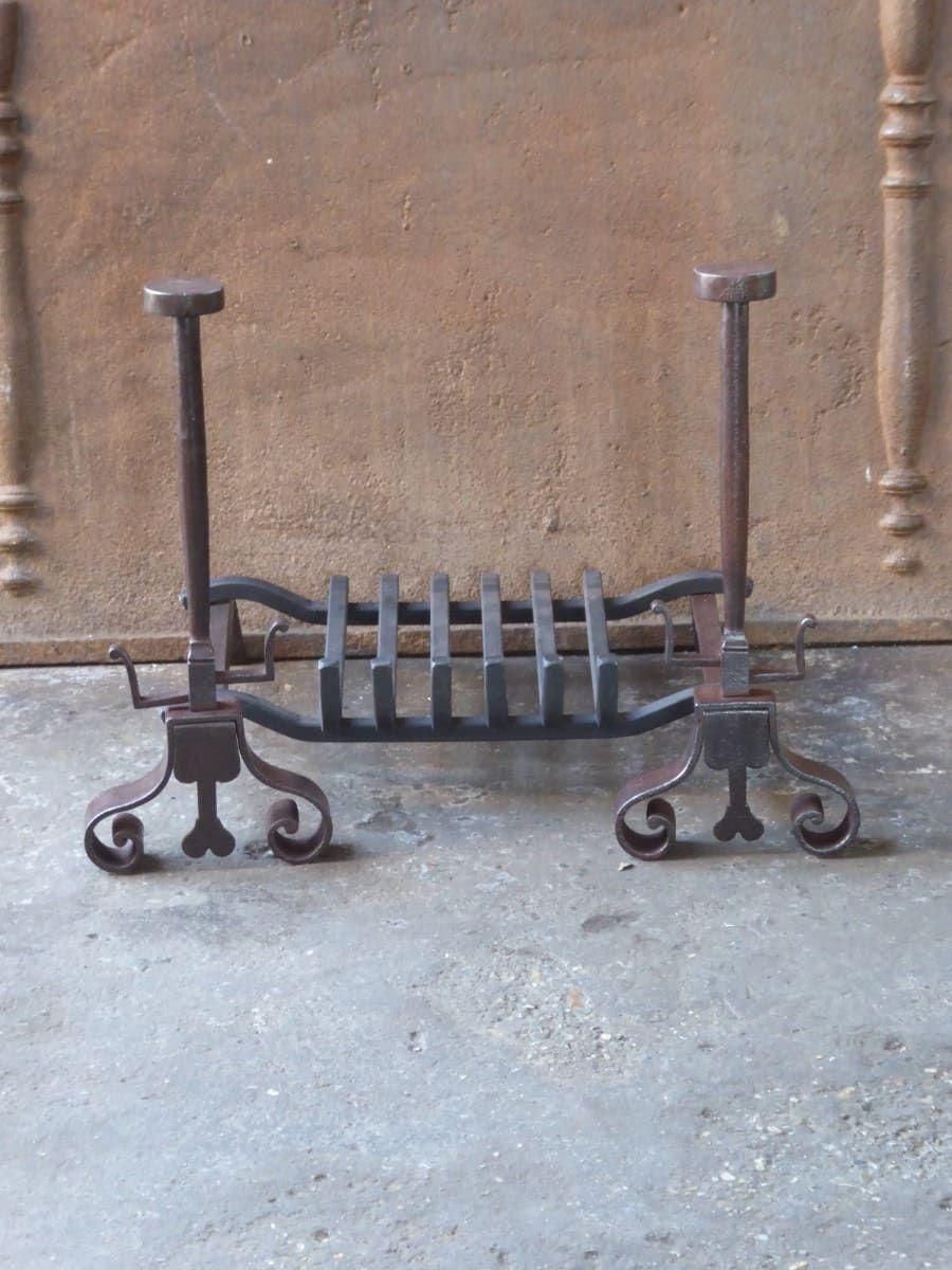 French Napoleon III Fire Grate, Fireplace Grate, 19th Century photo furniture