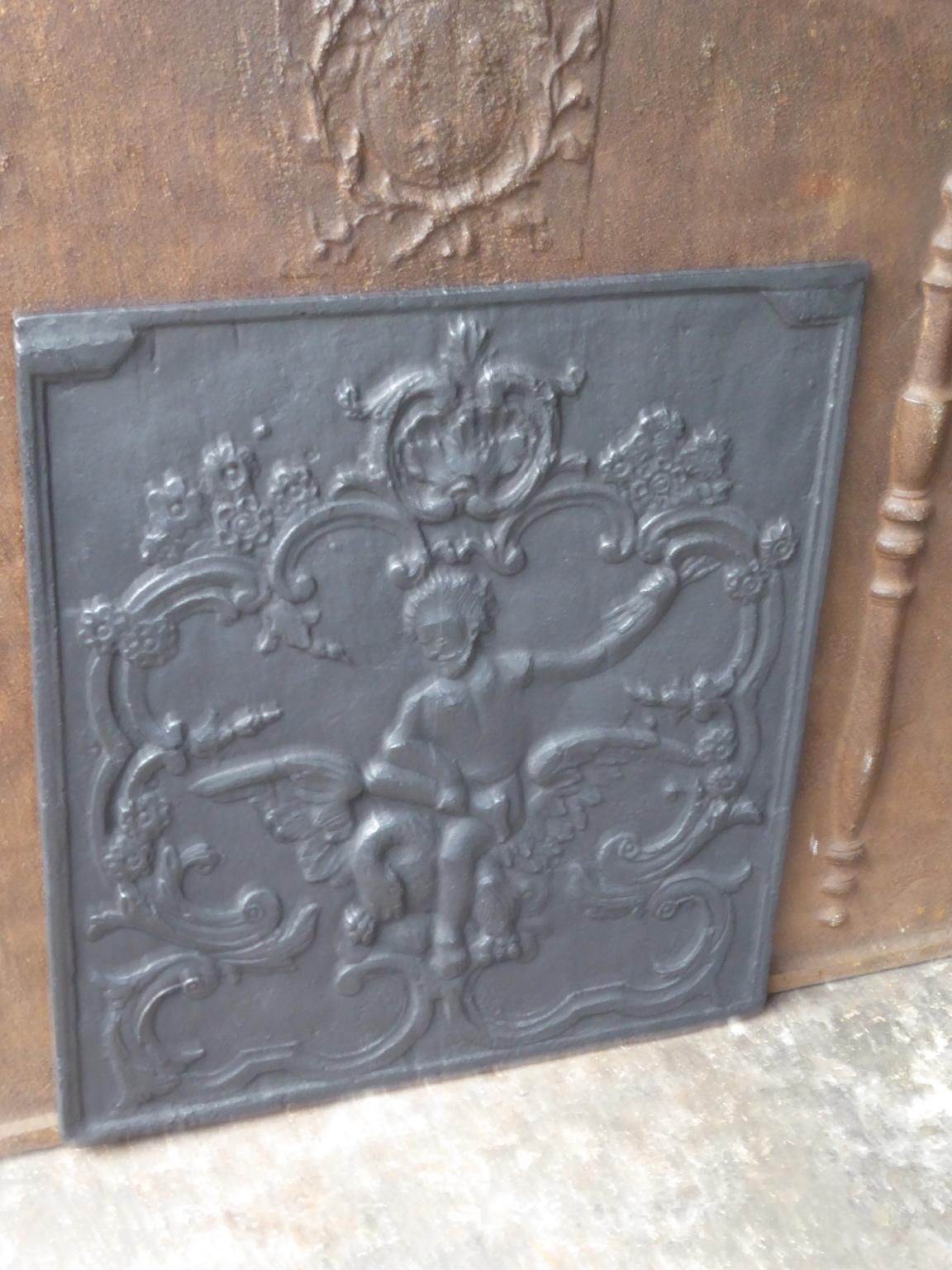 18th Century French 'Zeus And Leda' Fireback / Backsplash photo for sale
