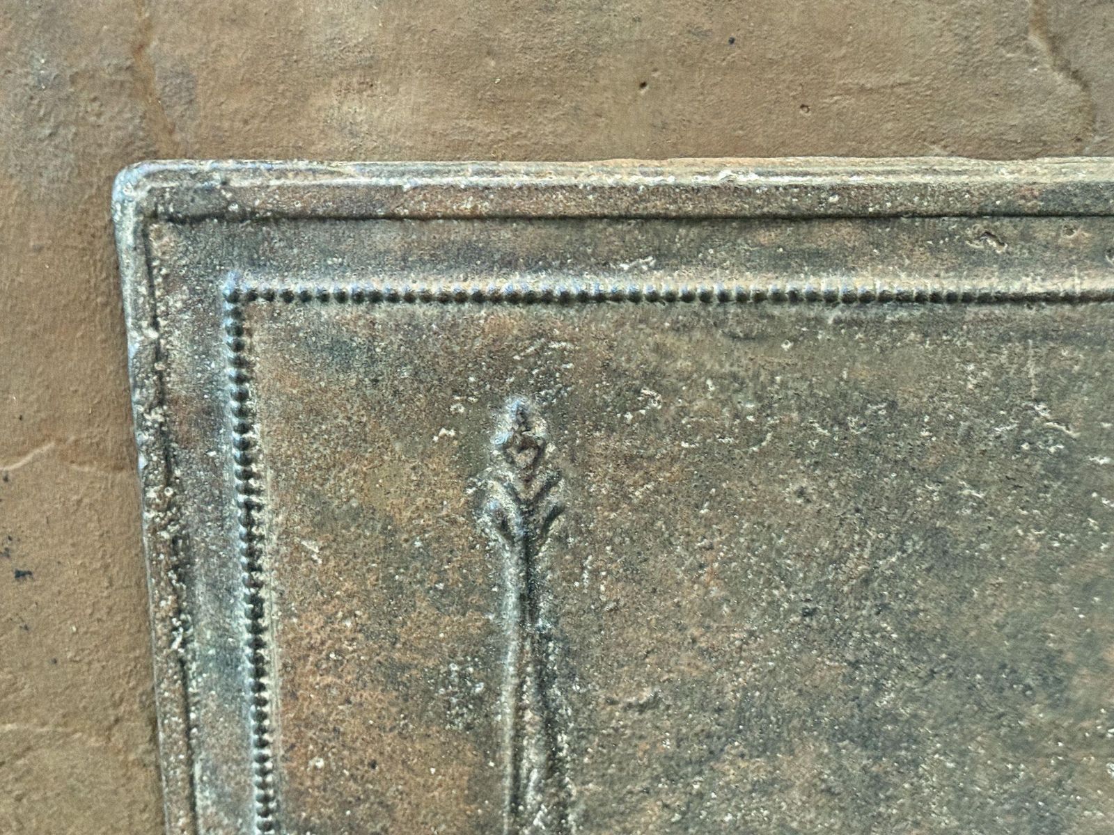 French 'Pillars Of Freedom' Fireback / Backsplash, Early 19th Century photo for sale