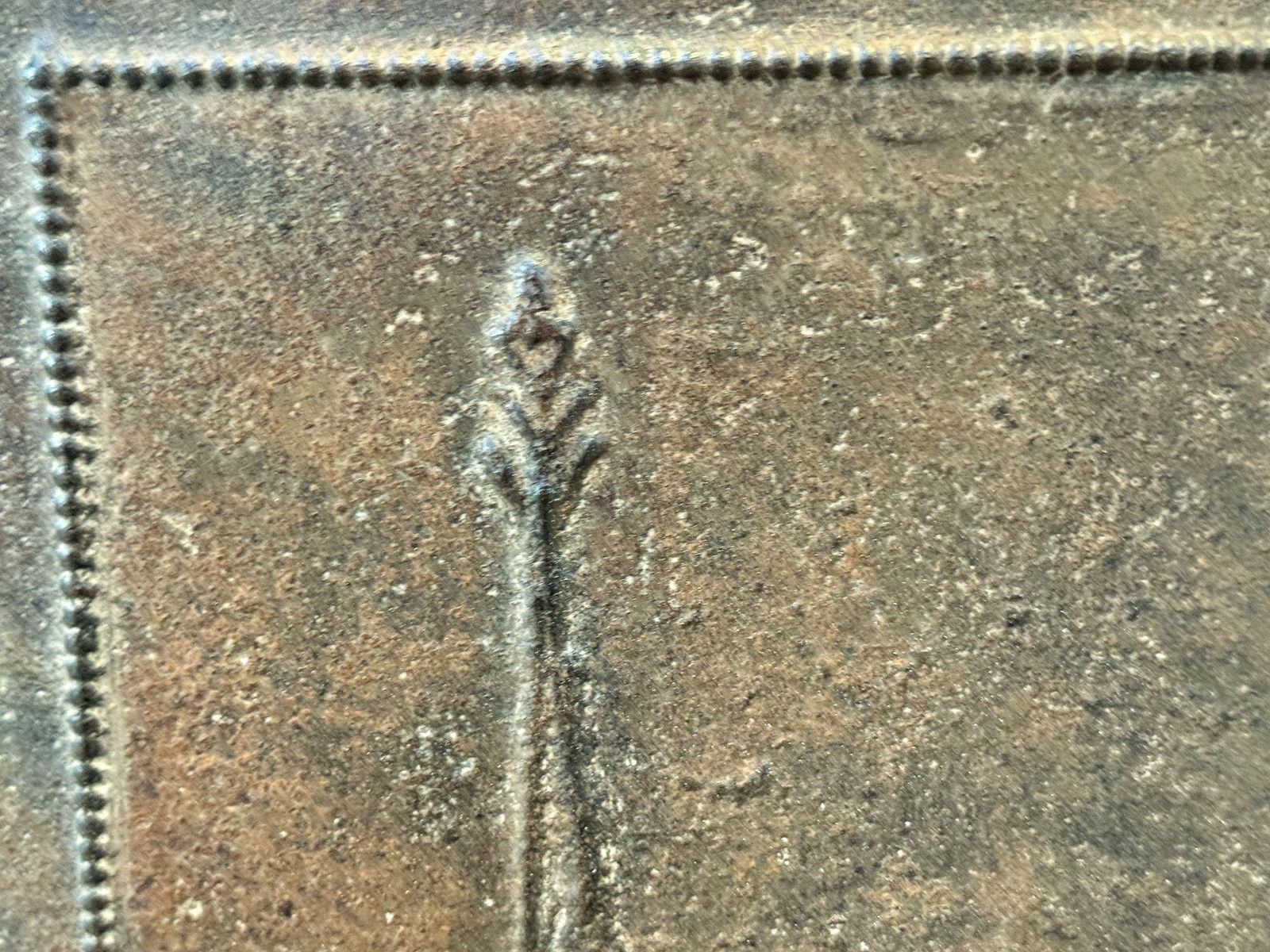 French 'Pillars Of Freedom' Fireback / Backsplash, Early 19th Century photo buy