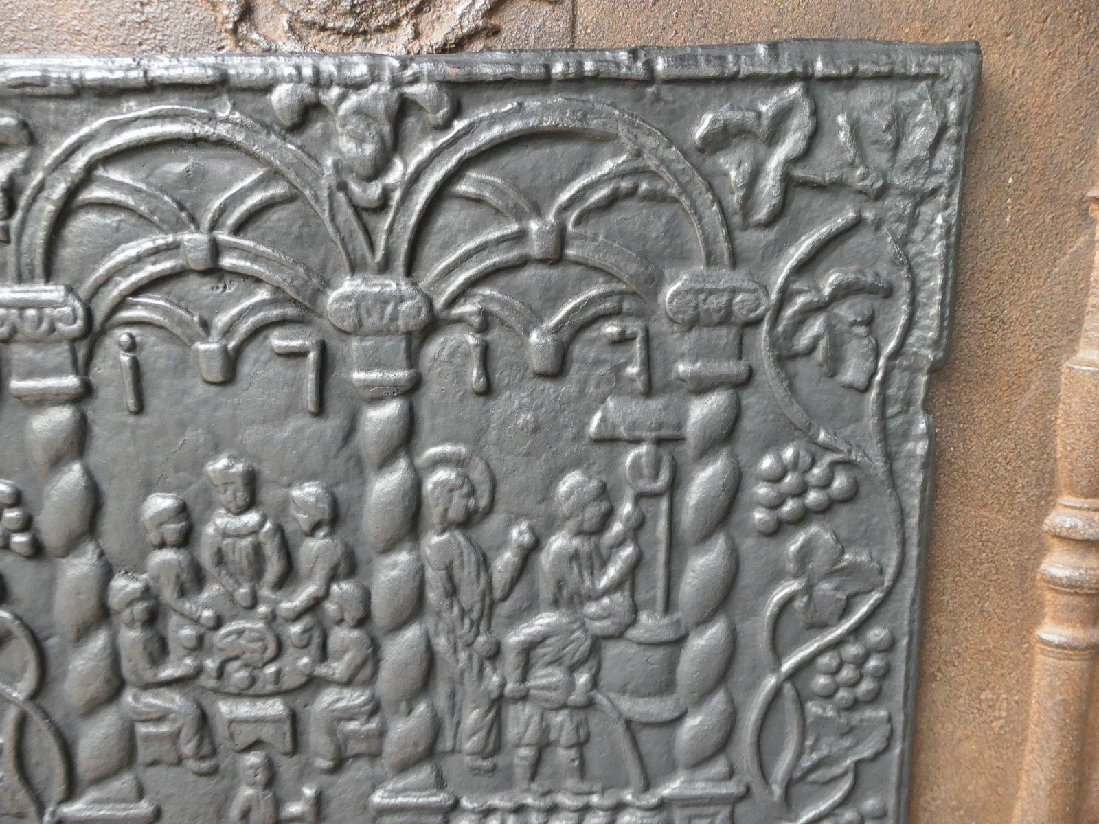 18th Century German Louis XV Period 'Religious Theme' Fireback / Backsplash photo 491.0