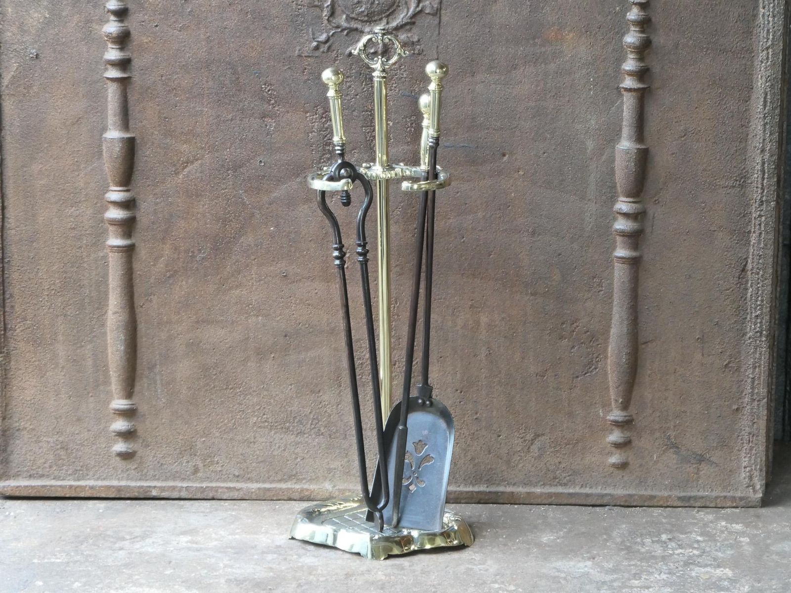 English Victorian Fireplace Tools Or Companion Set, 20th Century photo Home Fixtures