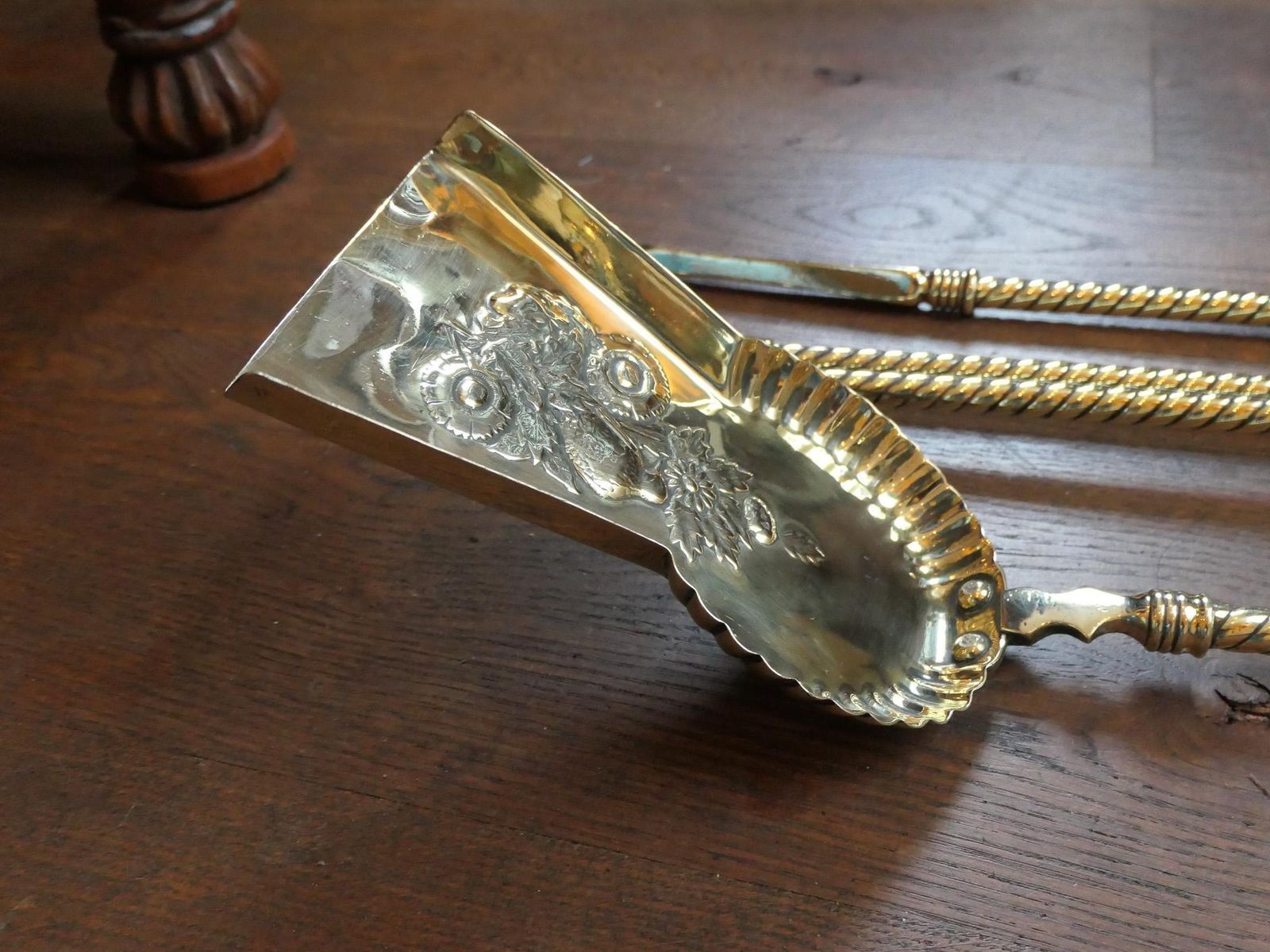 photo for sale Antique English Fireplace Tools Or Fire Tools, 19th Century